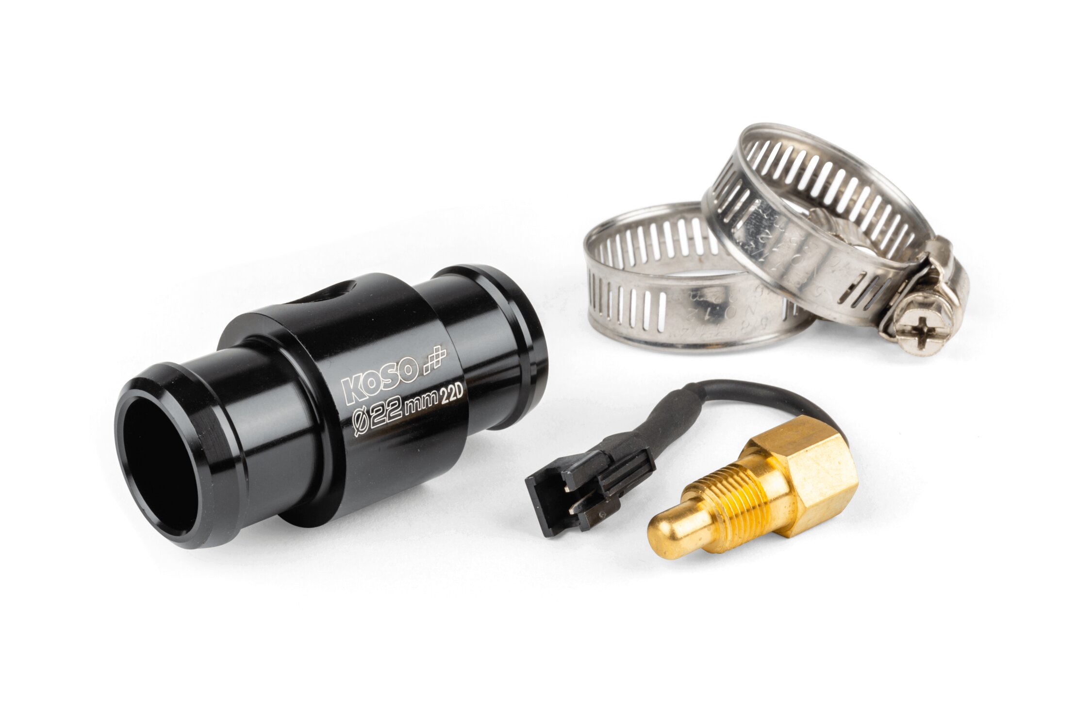 Image of Temperaturgeber Adapter KOSO Wasserschläuche 22mm Gewinde PT 1/8