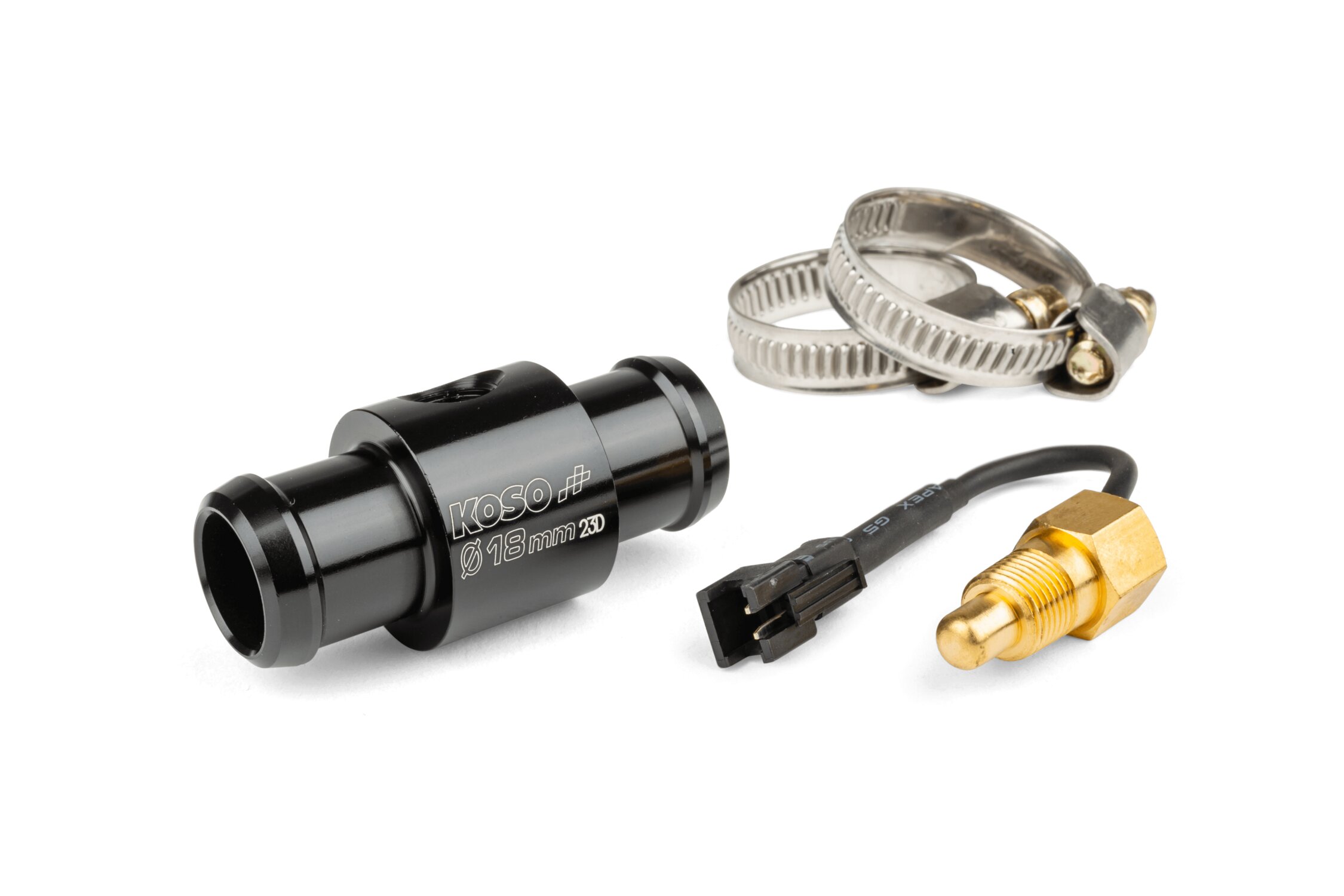 Image of Temperaturgeber Adapter KOSO Wasserschläuche 18mm Gewinde PT 1/8