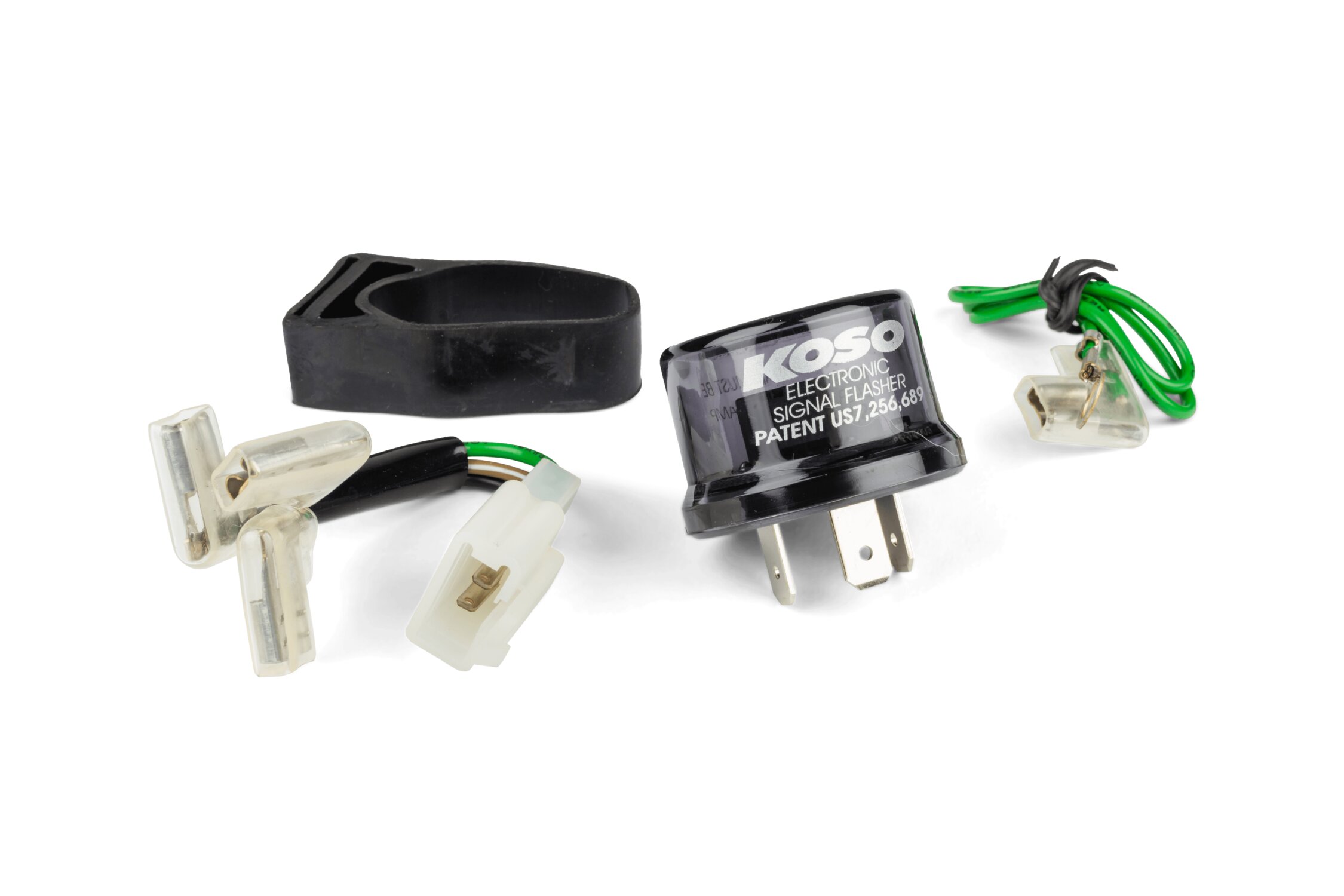 Image of Blinkerrelais KOSO Digital 12V 3 Pins Adapter auf 2 Pins max. 15A
