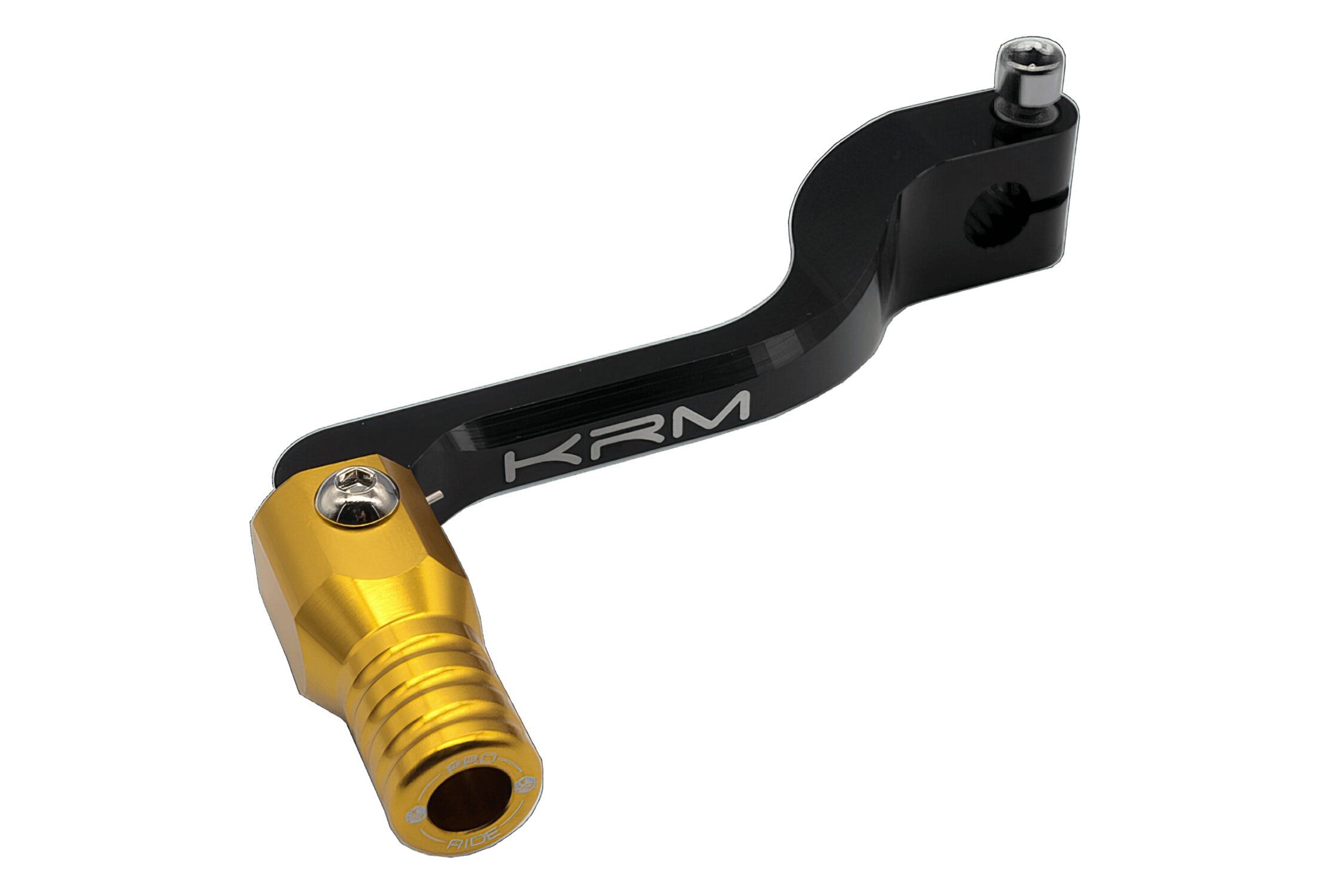 Image of Schalthebel KRM schwarz / gold Derbi