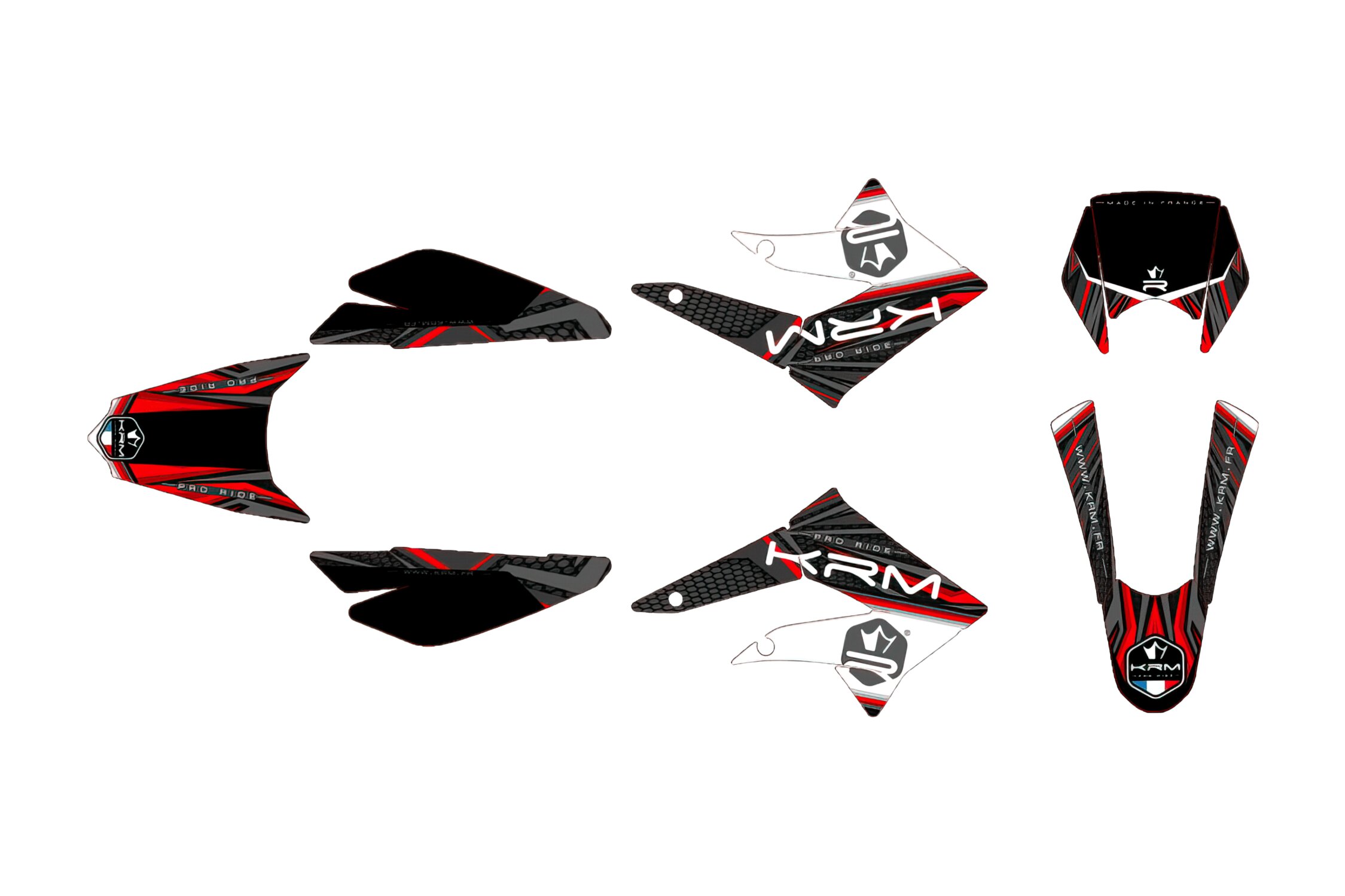 Image of Dekorkit KRM rot Derbi X-treme 2011 - 2017