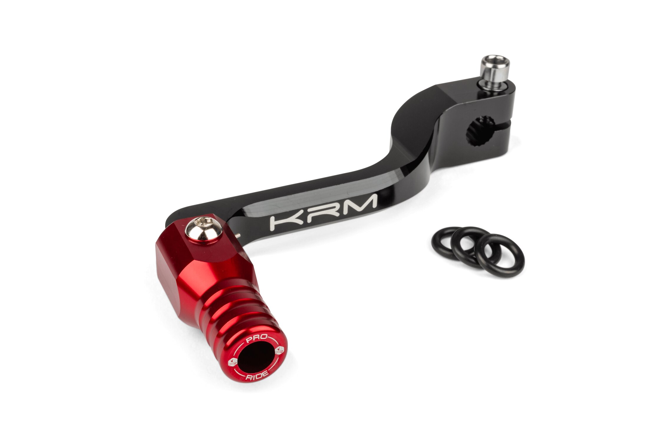 Image of Schalthebel KRM schwarz / rot Derbi