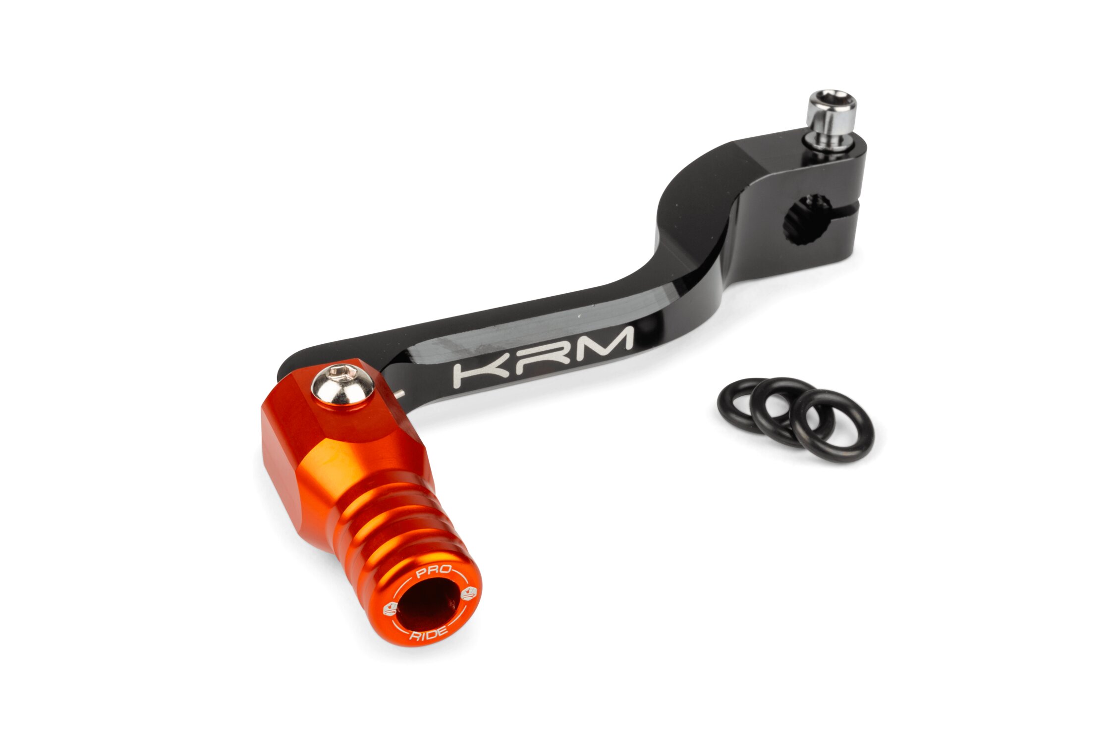 Image of Schalthebel KRM schwarz / orange Derbi