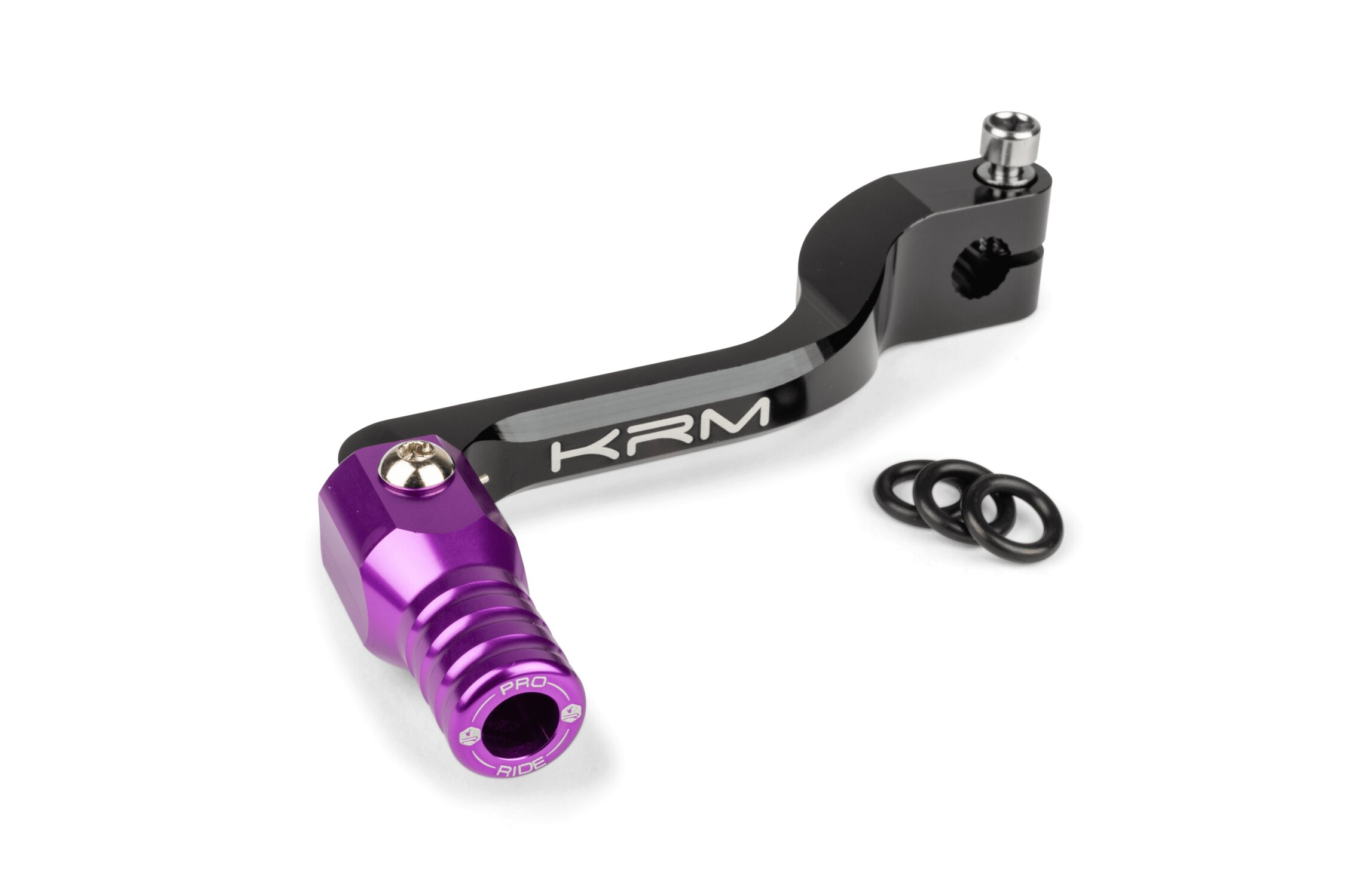 Image of Schalthebel KRM schwarz / lila Derbi