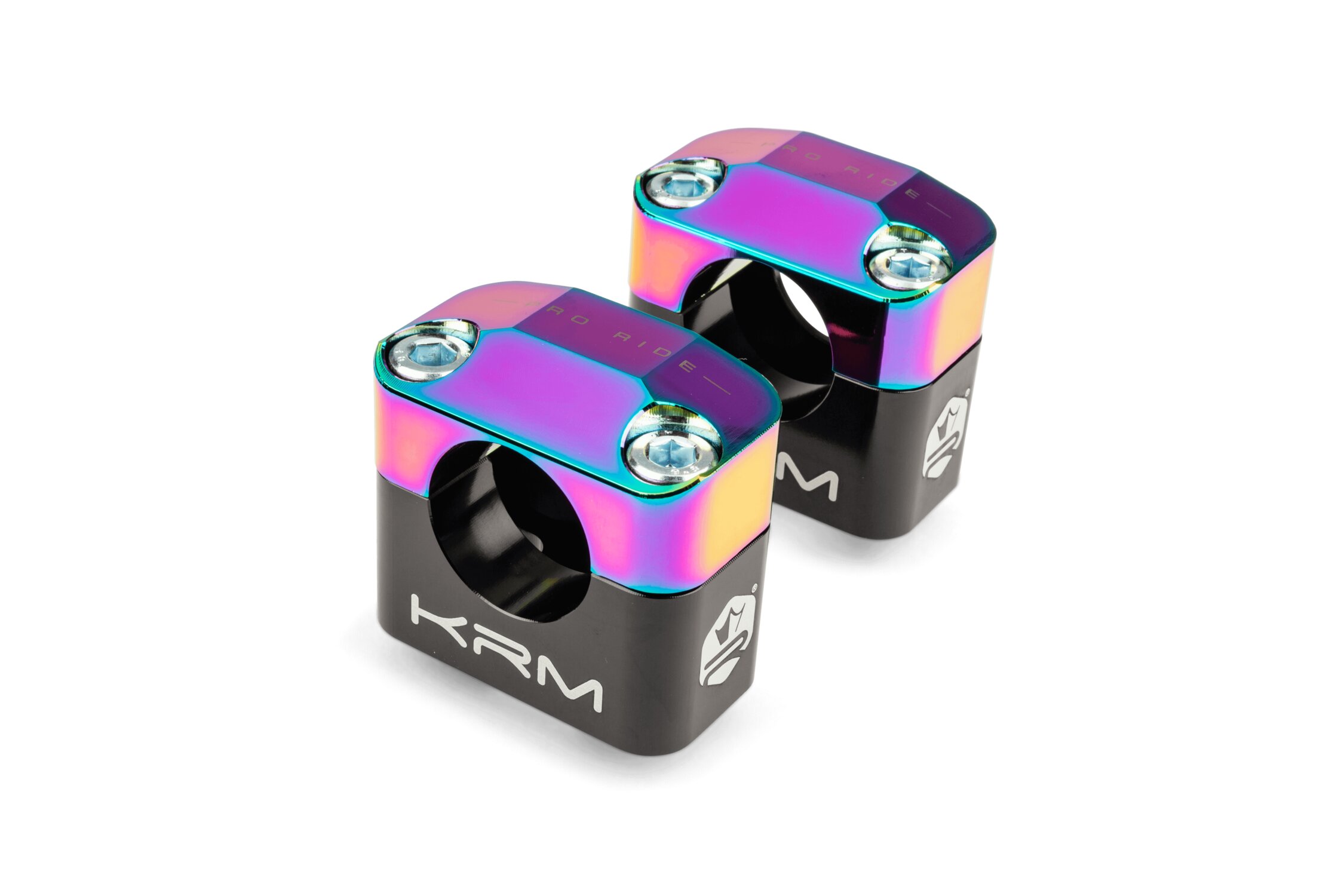 Image of Lenkerklemmen 28mm KRM Schwarz / Neochrome