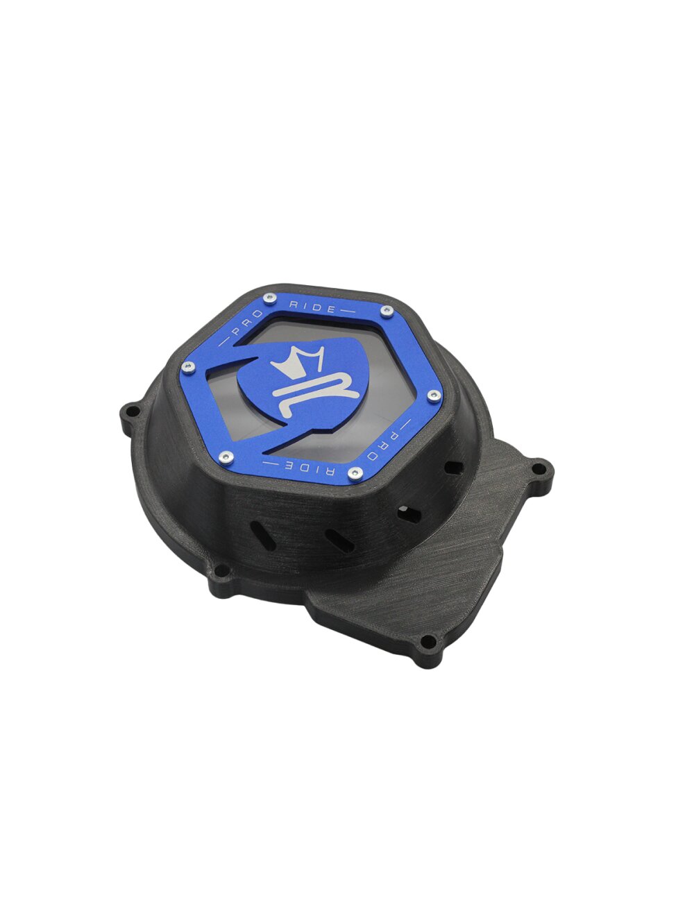 Image of Lichtmaschinendeckel KRM AM6 blau doppelseitig