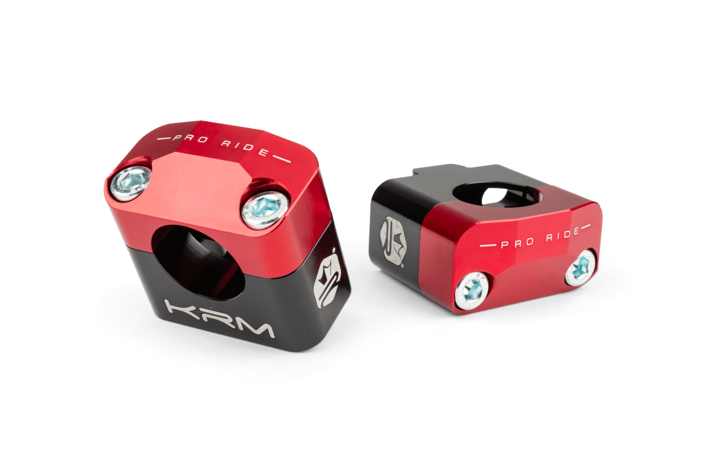 Image of Lenkerklemmen 28mm KRM schwarz / rot