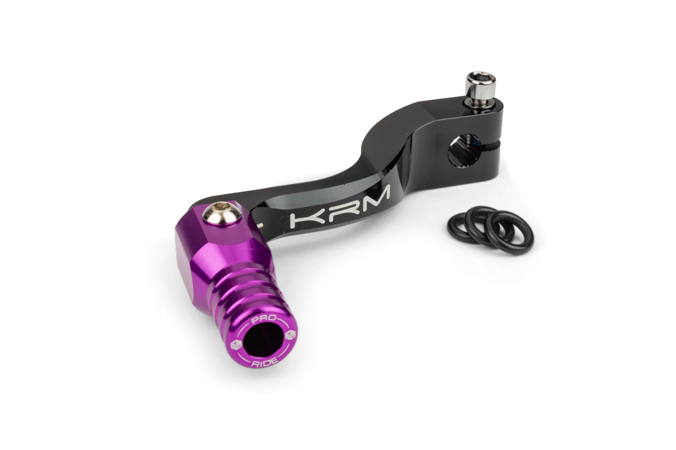 Image of Schalthebel KRM schwarz / lila Minarelli AM6