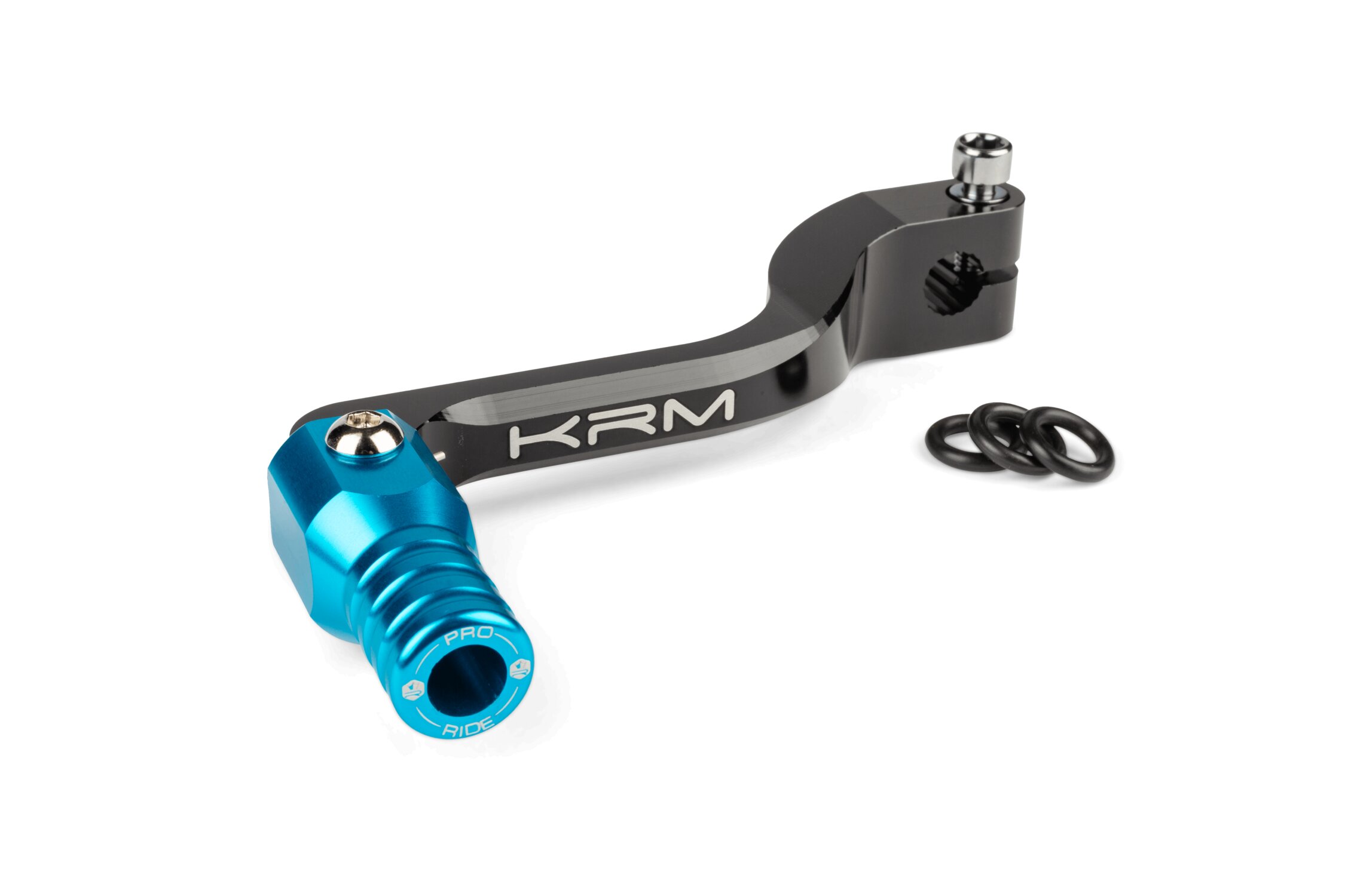 Image of Schalthebel KRM Schwarz / Türkis Derbi