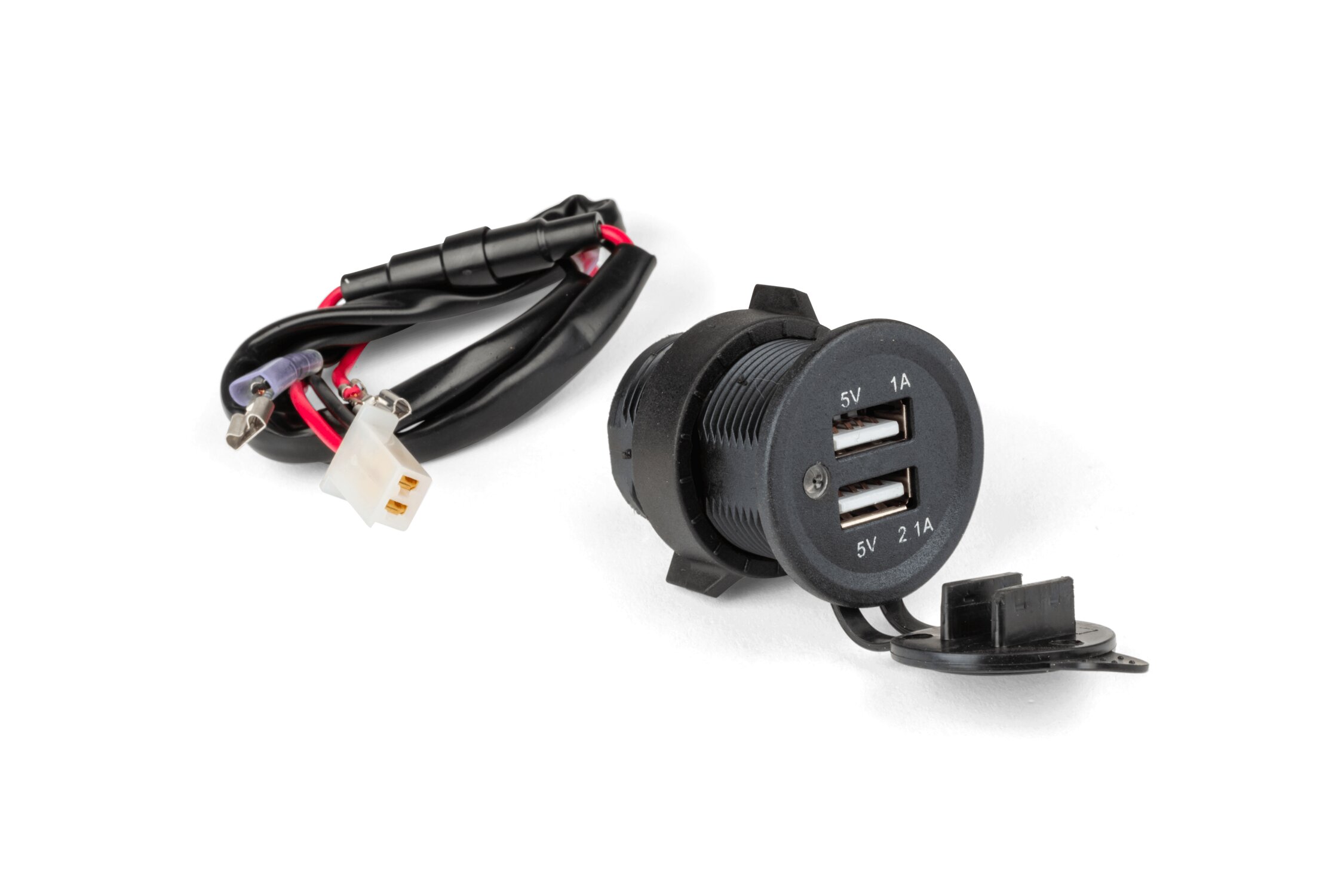 Image of Ladebuchse USB 2 Anschlüsse 12V