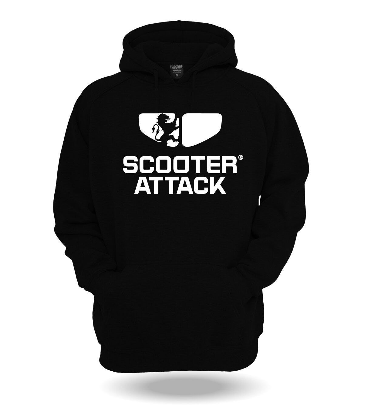 Image of Hoodie Scooter-Attack schwarz L