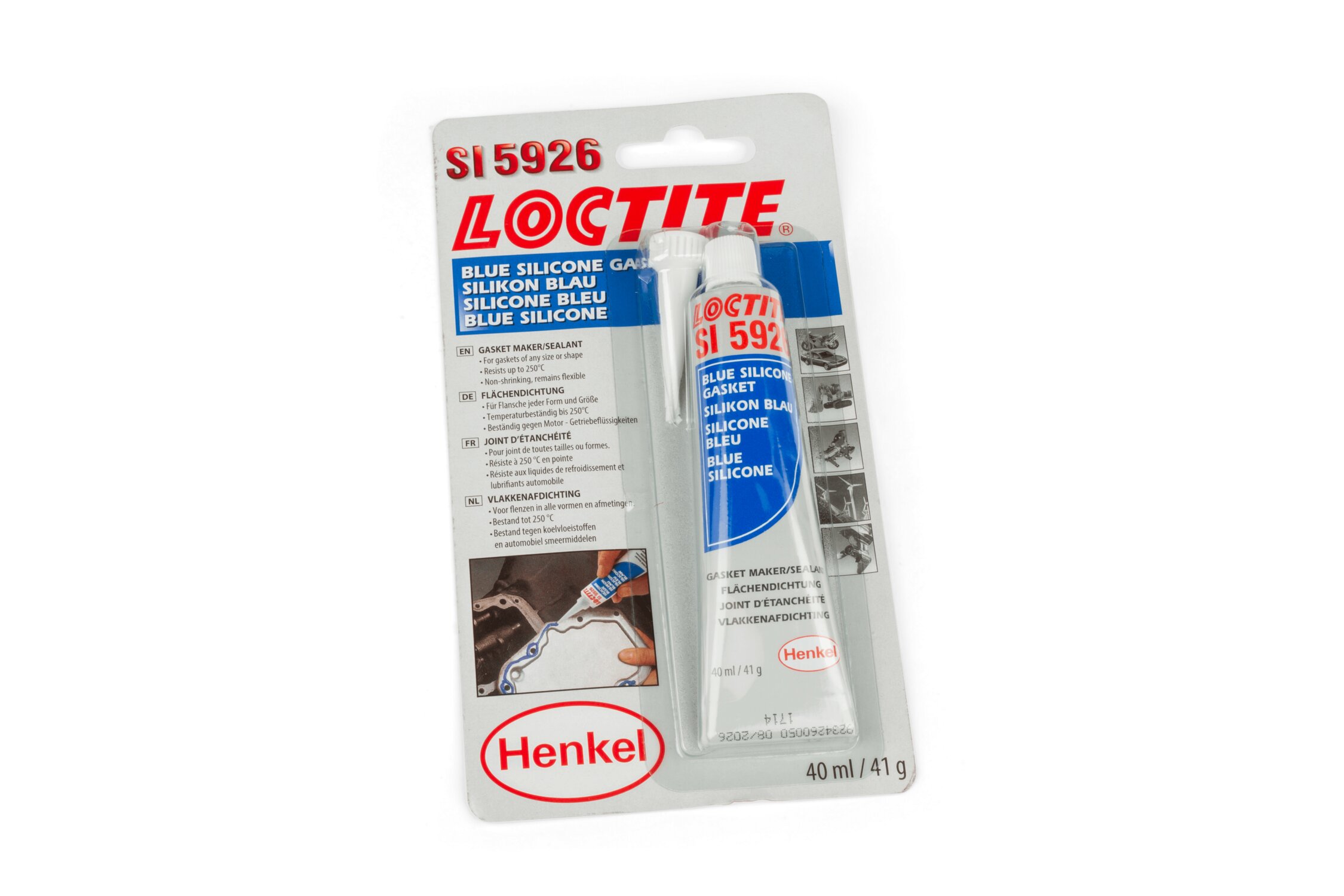 Image of Flächendichtung Blau -55 °C bis 200 °C Loctite Si 5926 40ml