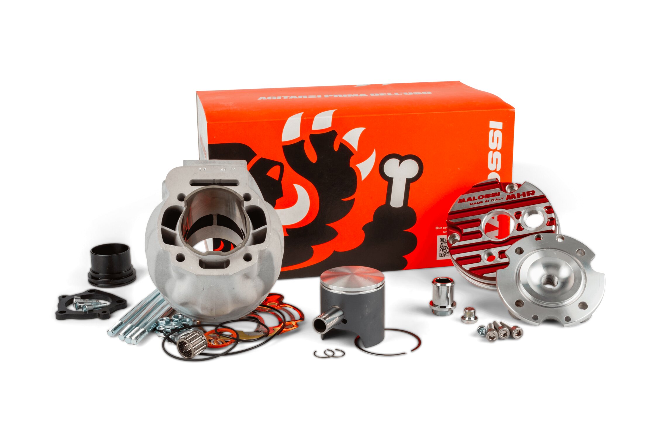 Image of Zylinder Kit Malossi Testa Rossa 100 Derbi