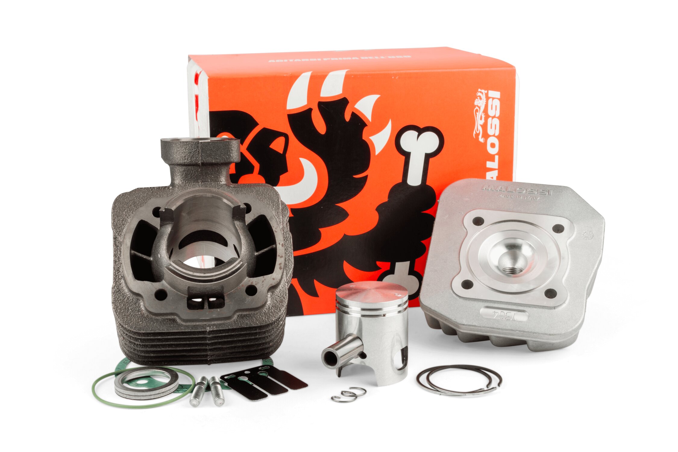 Image of Zylinder Kit Malossi Grauguss 50ccm Peugeot stehend AC