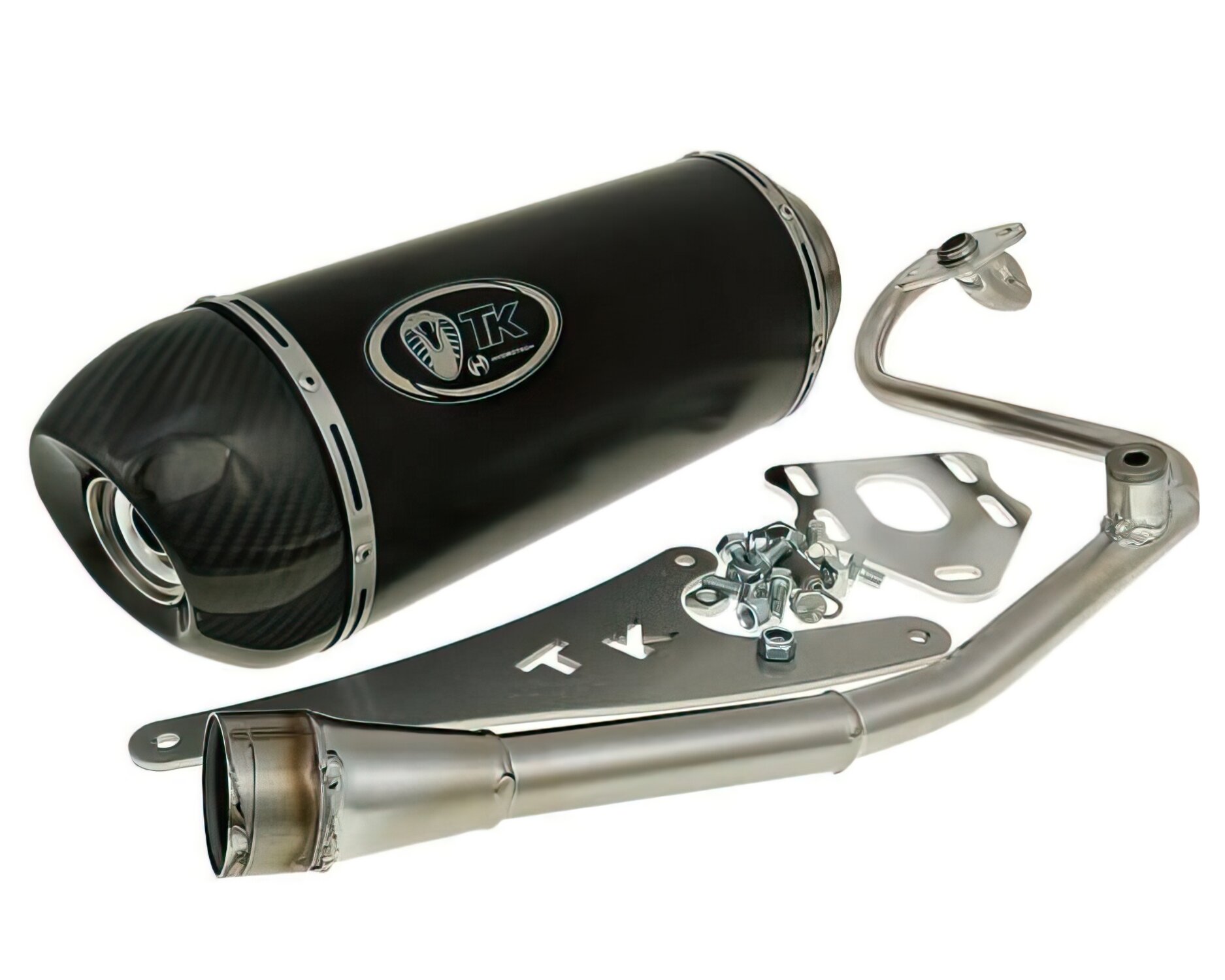 Image of Auspuff Turbo Kit GMax Carbon H2 4T Honda Zoomer / Ruckus