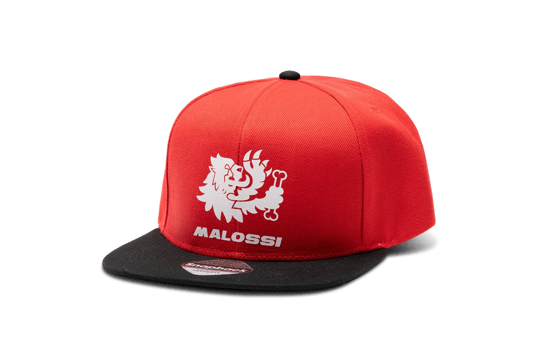 Image of Snapback Cap Malossi schwarz / rot