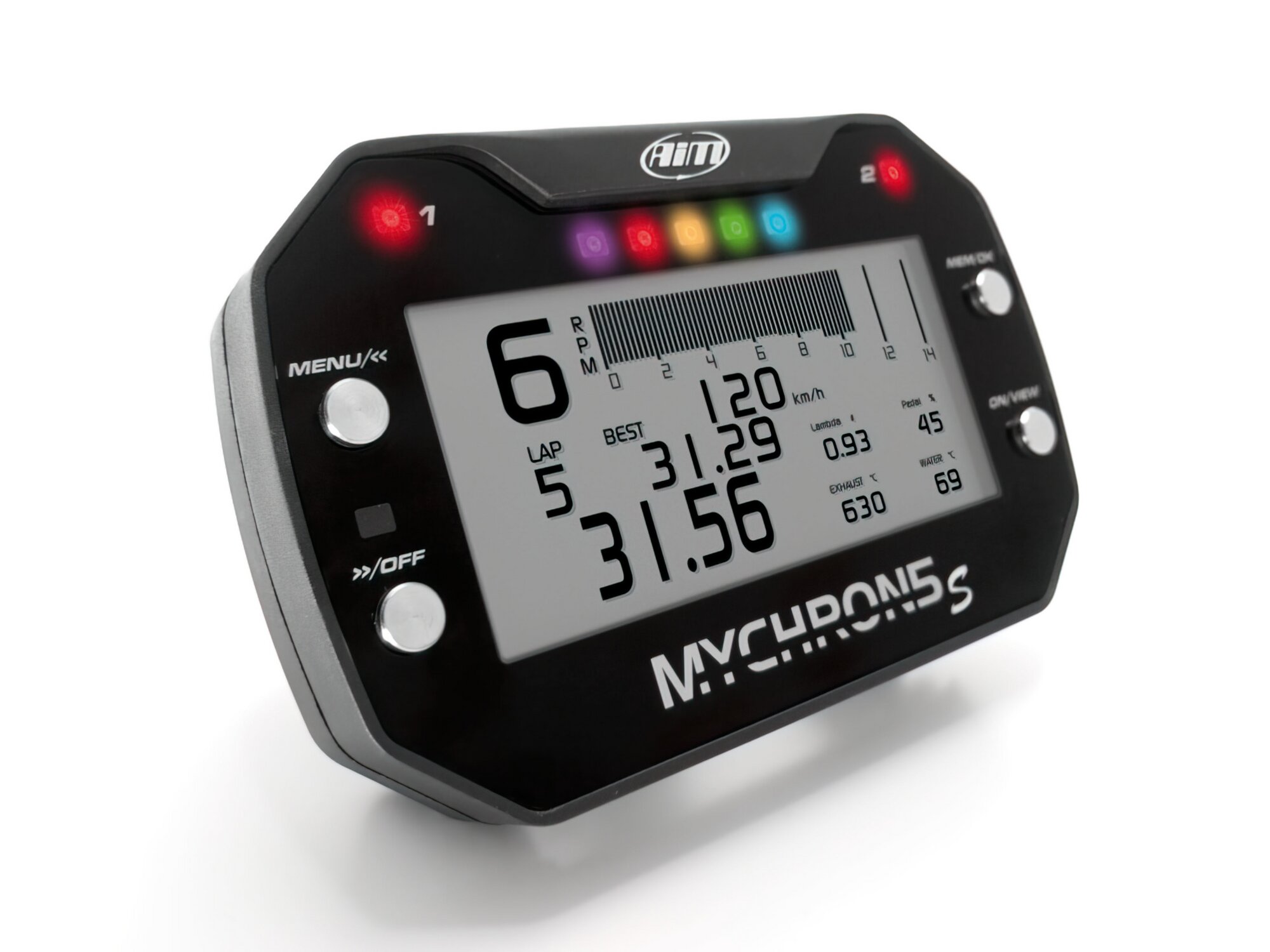 Image of GPS Laptimer / Datenlogger MyChron 5 S m. Wassertemperatursensor M10