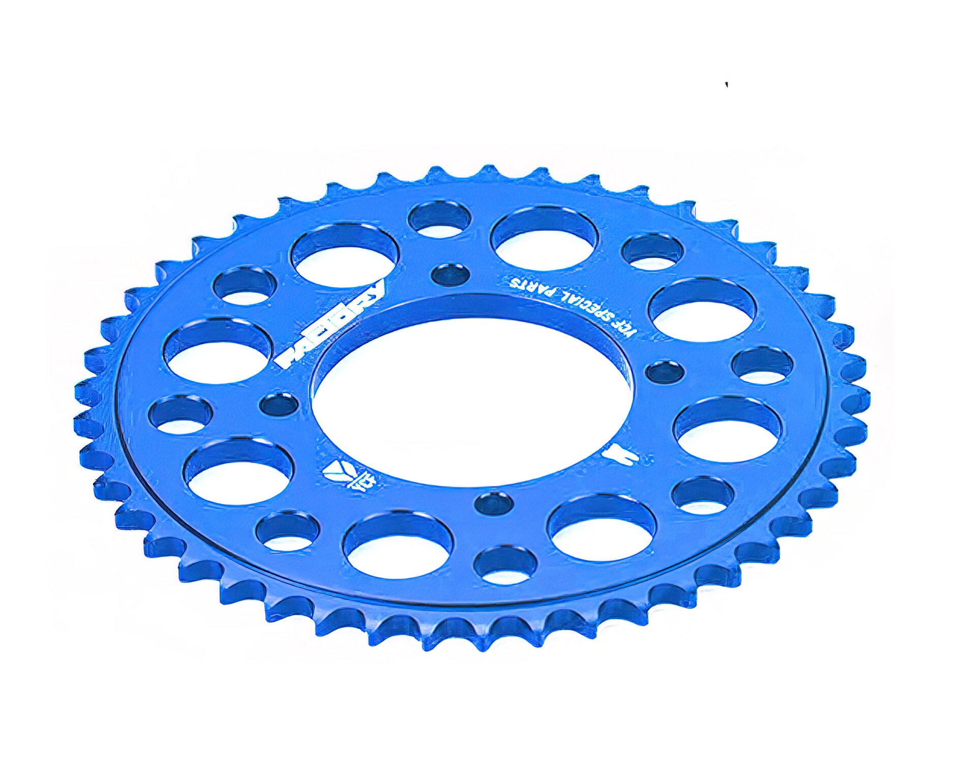 Image of Kettenrad Alu CNC 420 - Z39 4 Schrauben YCF Pitbike blau