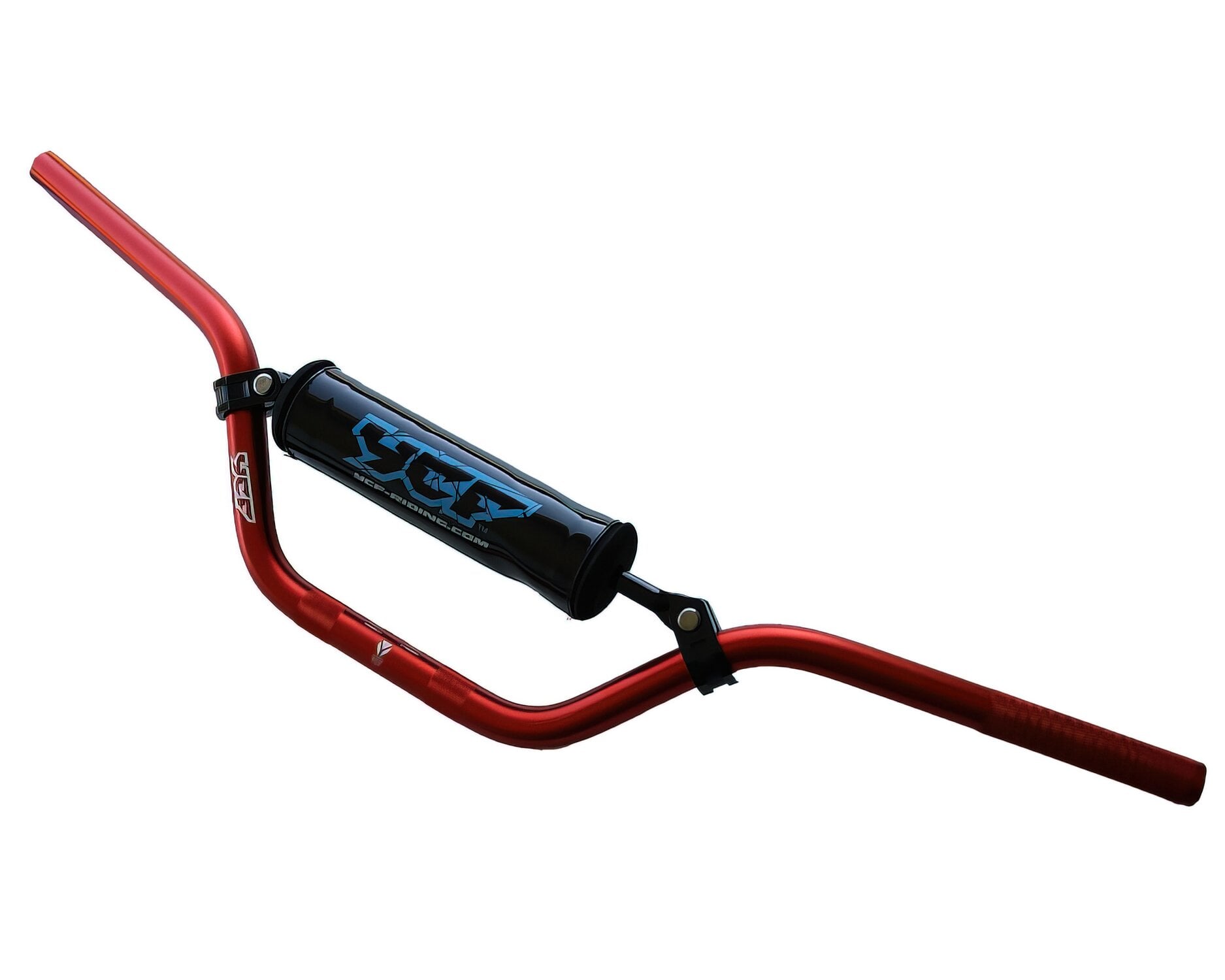 Image of Lenker low rise Alu 22mm + Lenkerpolster YCF Pitbike orange