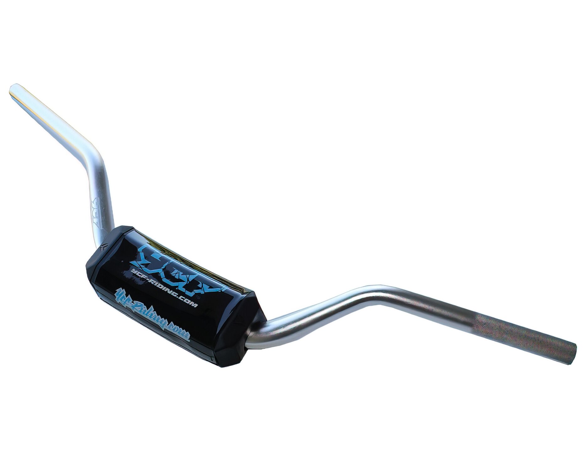 Image of Lenker Alu Fatbar 28mm + Lenkerpolster YCF Pitbike silber