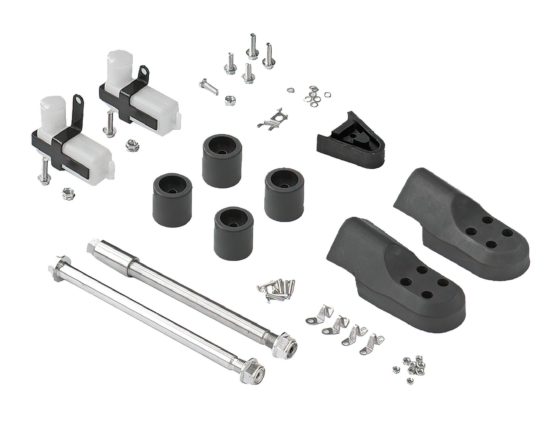 Image of Schutzkit PTFE (Schalthebel, Achse, Fußrasten) Pitbike YCF Supermoto