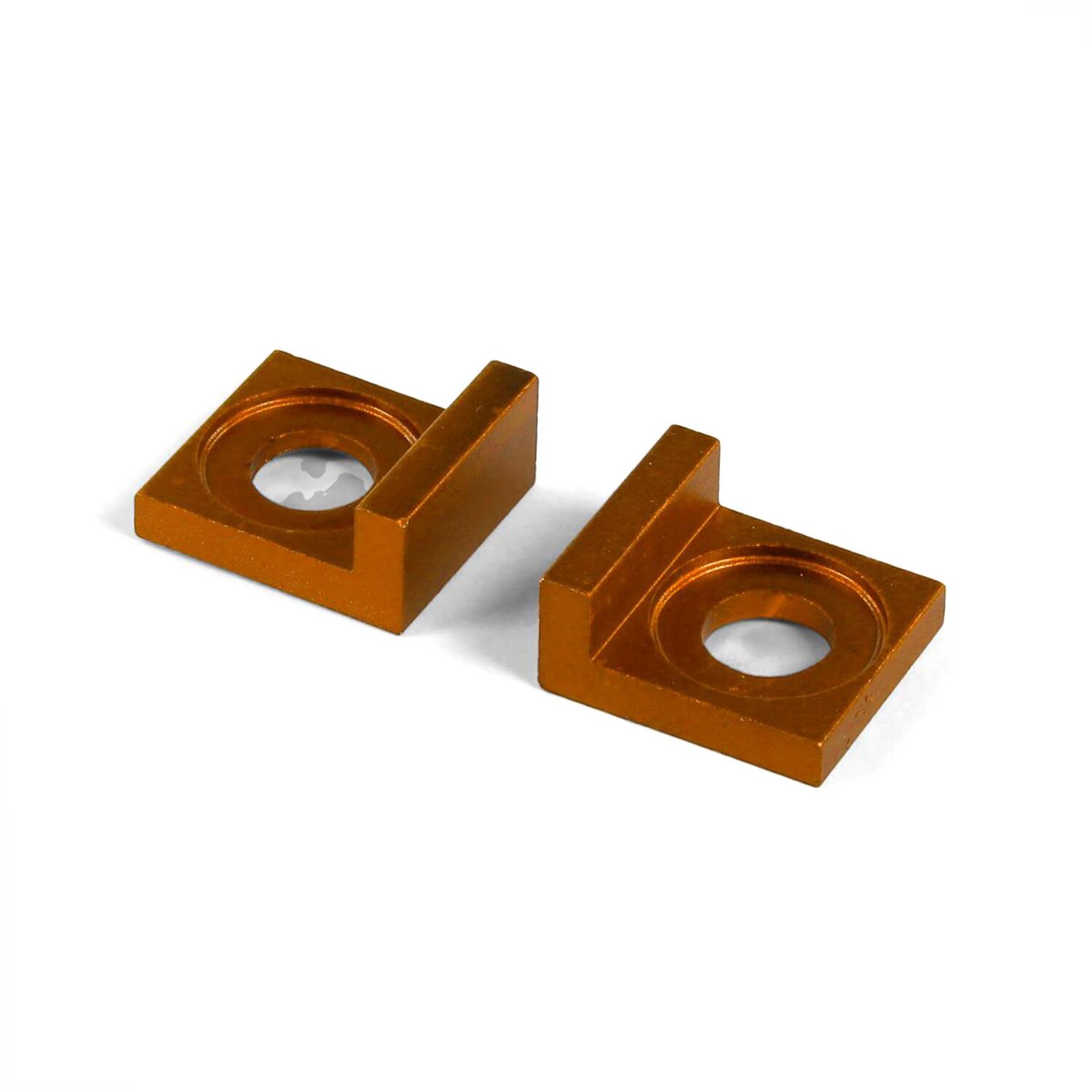 Image of Kettenspanner eckig orange - D.12mm Pit Bike / Dirt Bike