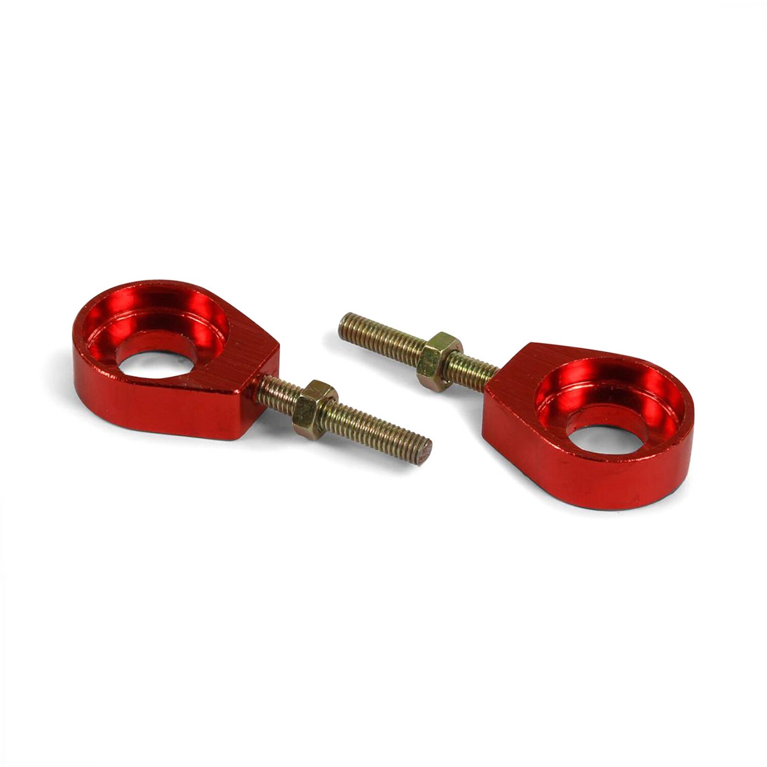 Image of Kettenspanner Alu rot - D.12mm Pit Bike / Dirt Bike