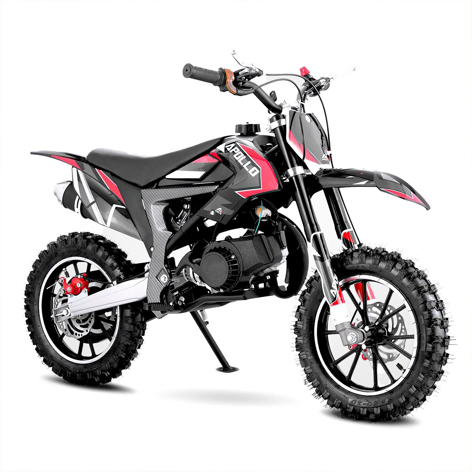 Image of Dekorkit Verkleidung Pit Bike / Dirt Bike Apollo Falcon rot