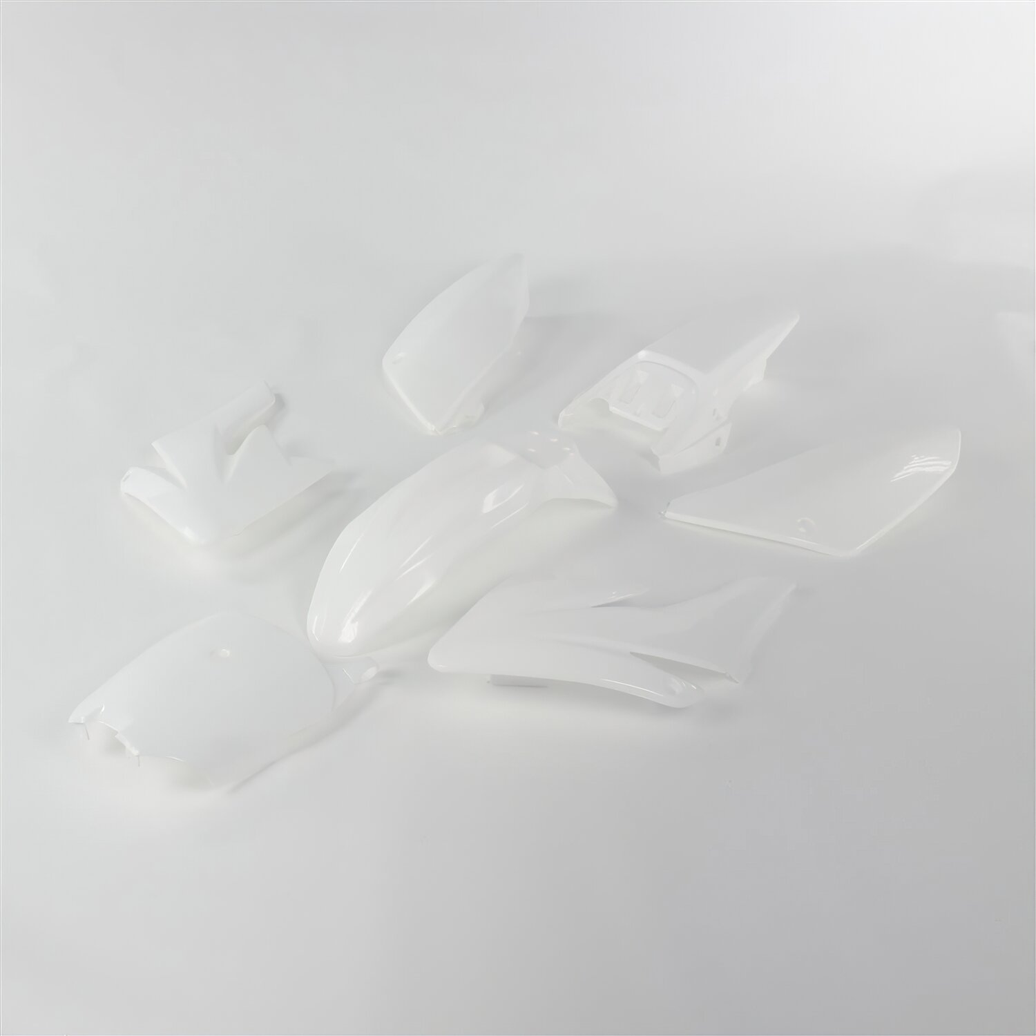 Image of Plastik Kit weiß Pit Bike / Dirt Bike Typ CRF50