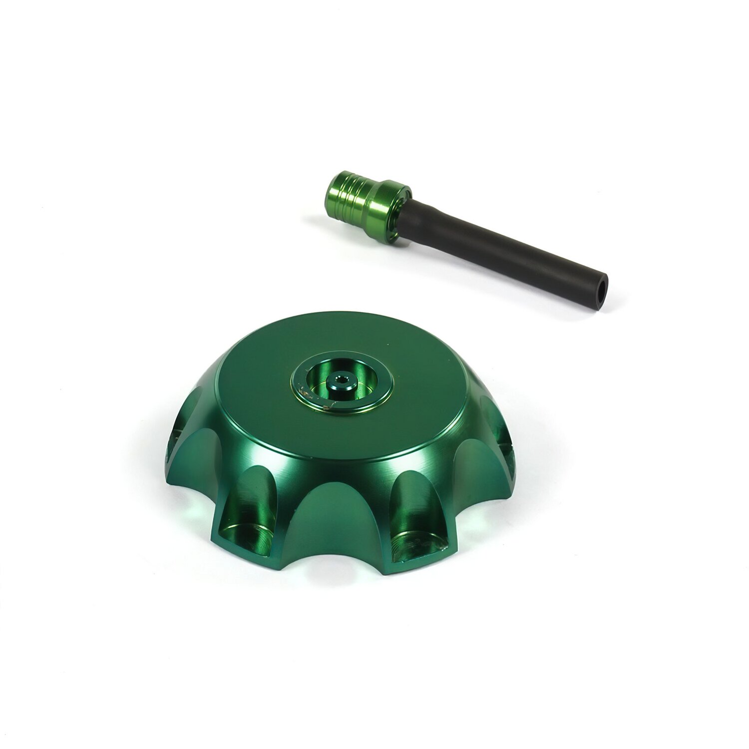 Image of Tankdeckel CNC d.48mm Pit Bike / Dirt Bike grün