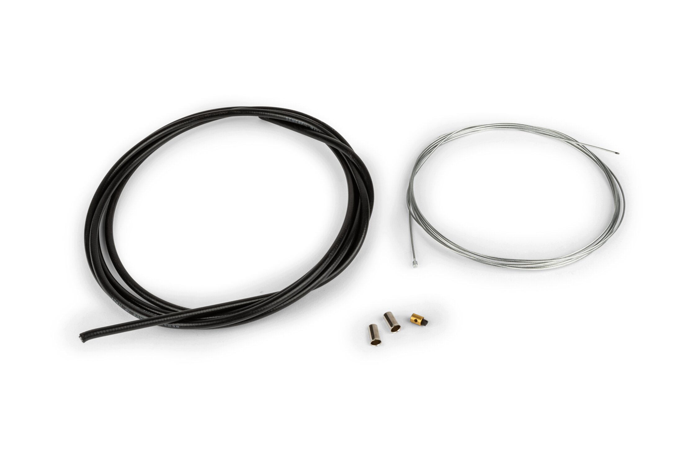 Image of Gaszug-Kit universell 1,2mm x 2 Meter Motoforce Racing schwarz
