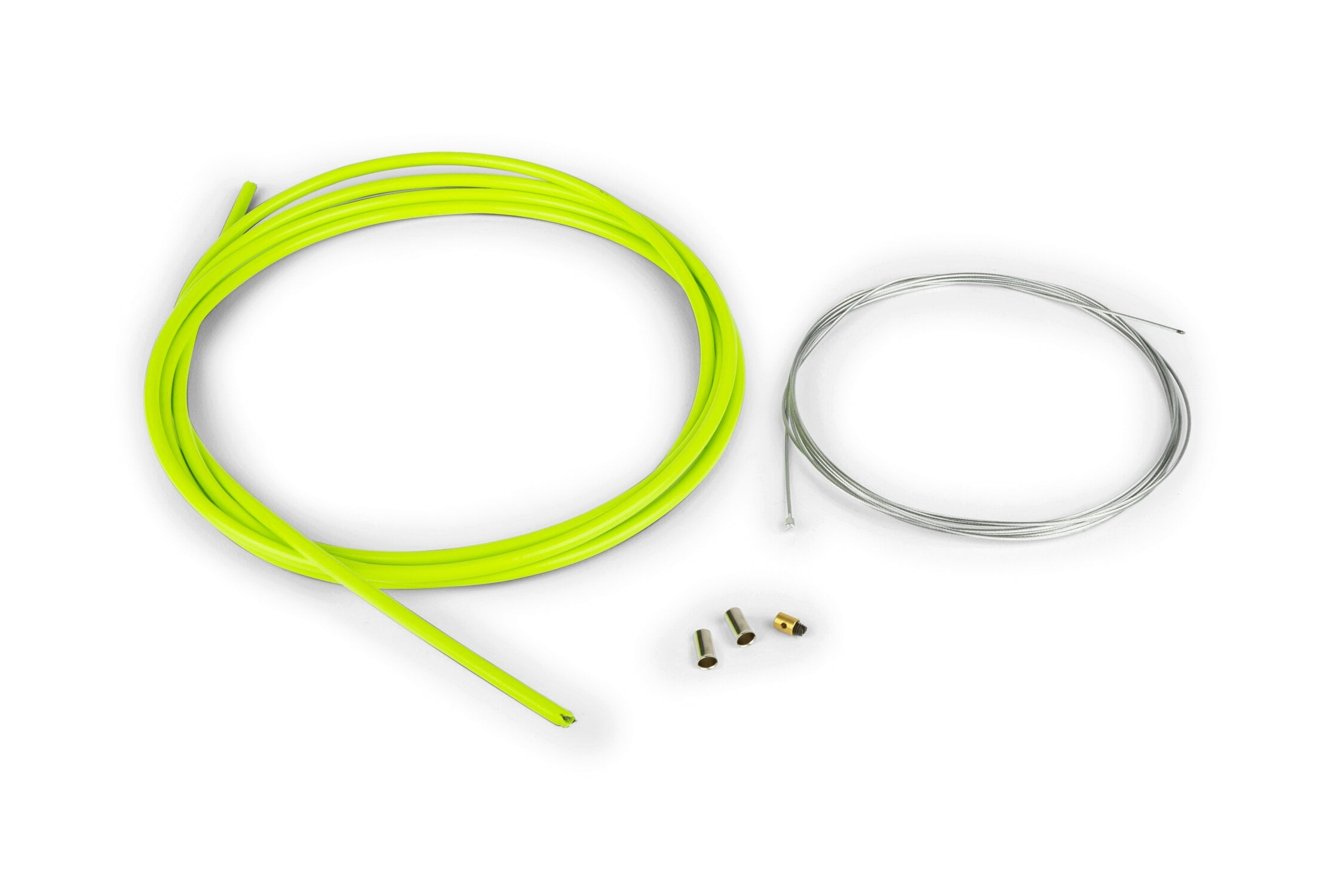 Image of Gaszug-Kit universell 1,2mm x 2 Meter Motoforce Racing grün