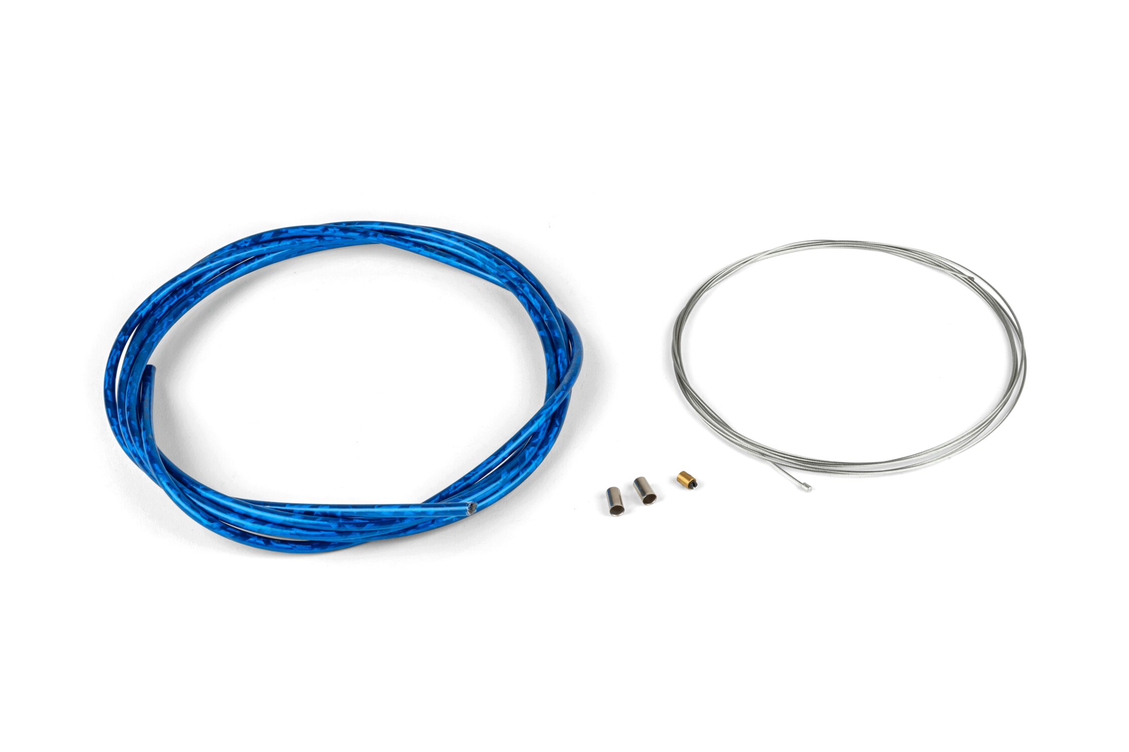 Image of Gaszug-Kit universell 1,2mm x 2 Meter Motoforce Racing Lazer blau