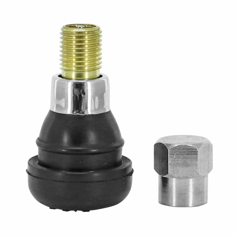 Image of Reifenventil gerade tubeless TR412 - 33mm grau
