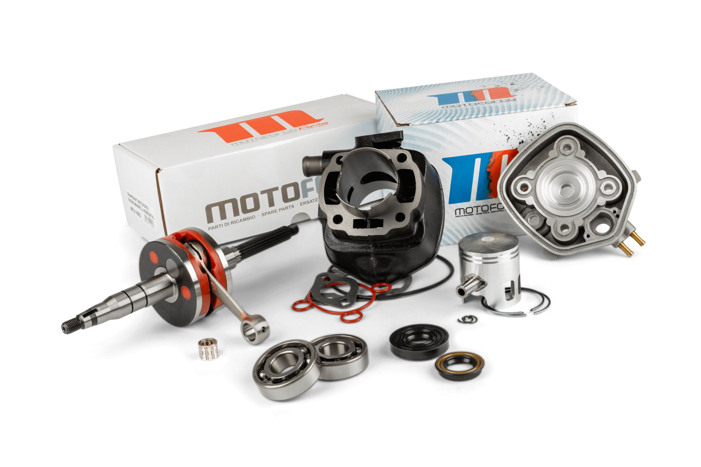Image of Motorpack Motoforce Racing Zylinder + Kurbelwelle 70 Grauguss Minarelli liegend LC