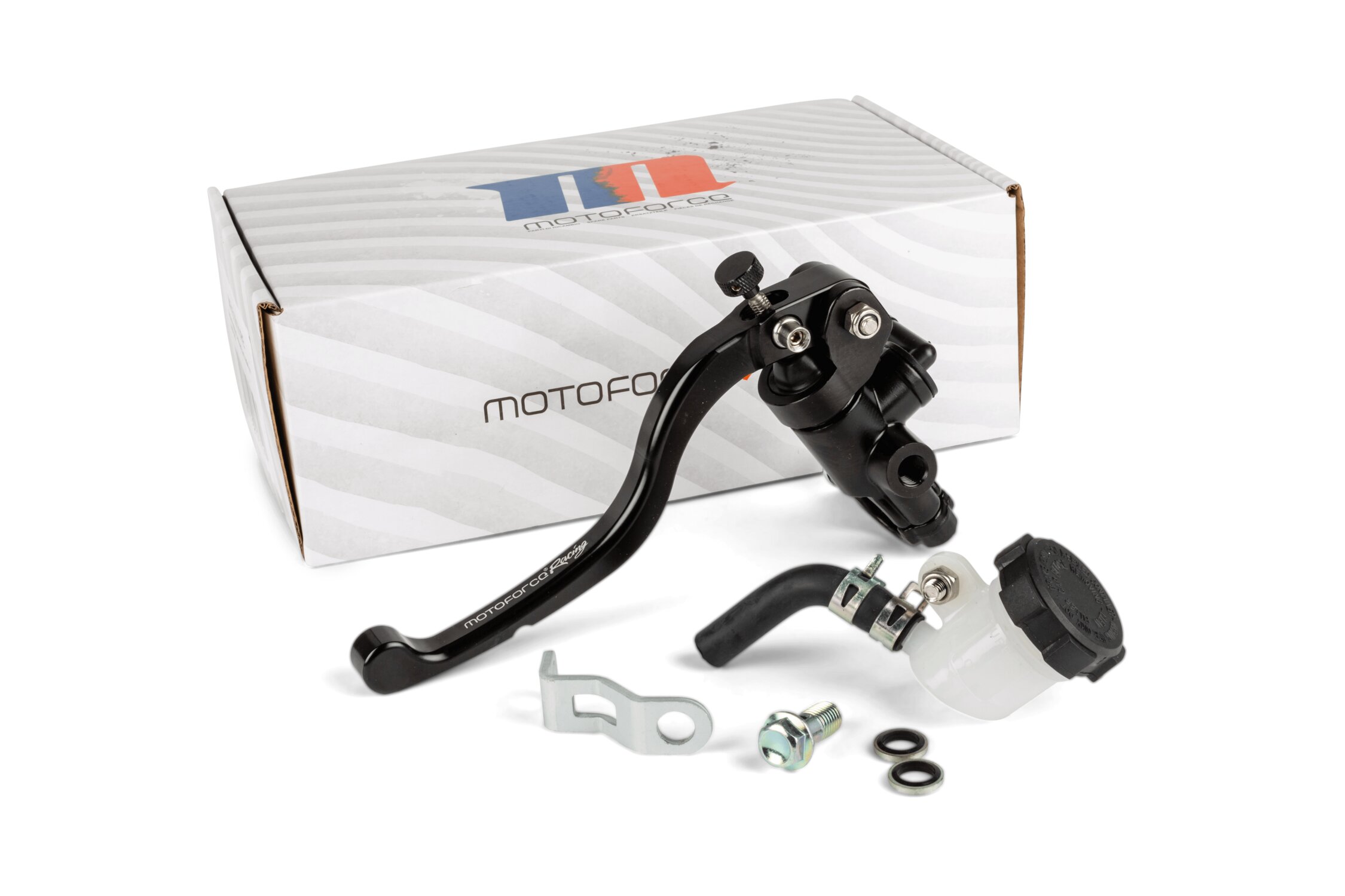 Image of Bremspumpe + Hebel vorn radial Motoforce Racing schwarz
