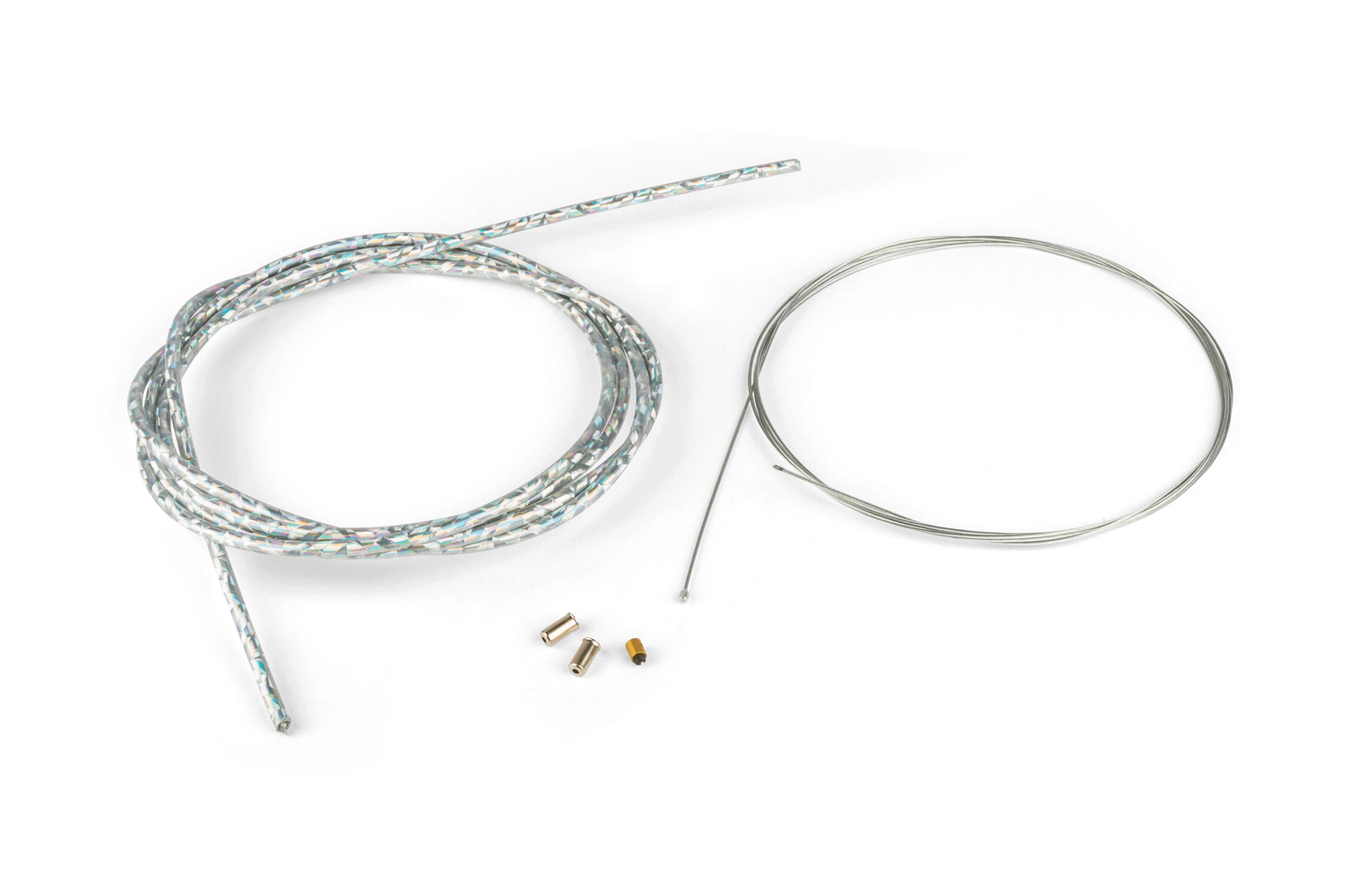 Image of Gaszug-Kit universell 1,2mm x 2 Meter Motoforce Racing Lazer chrome