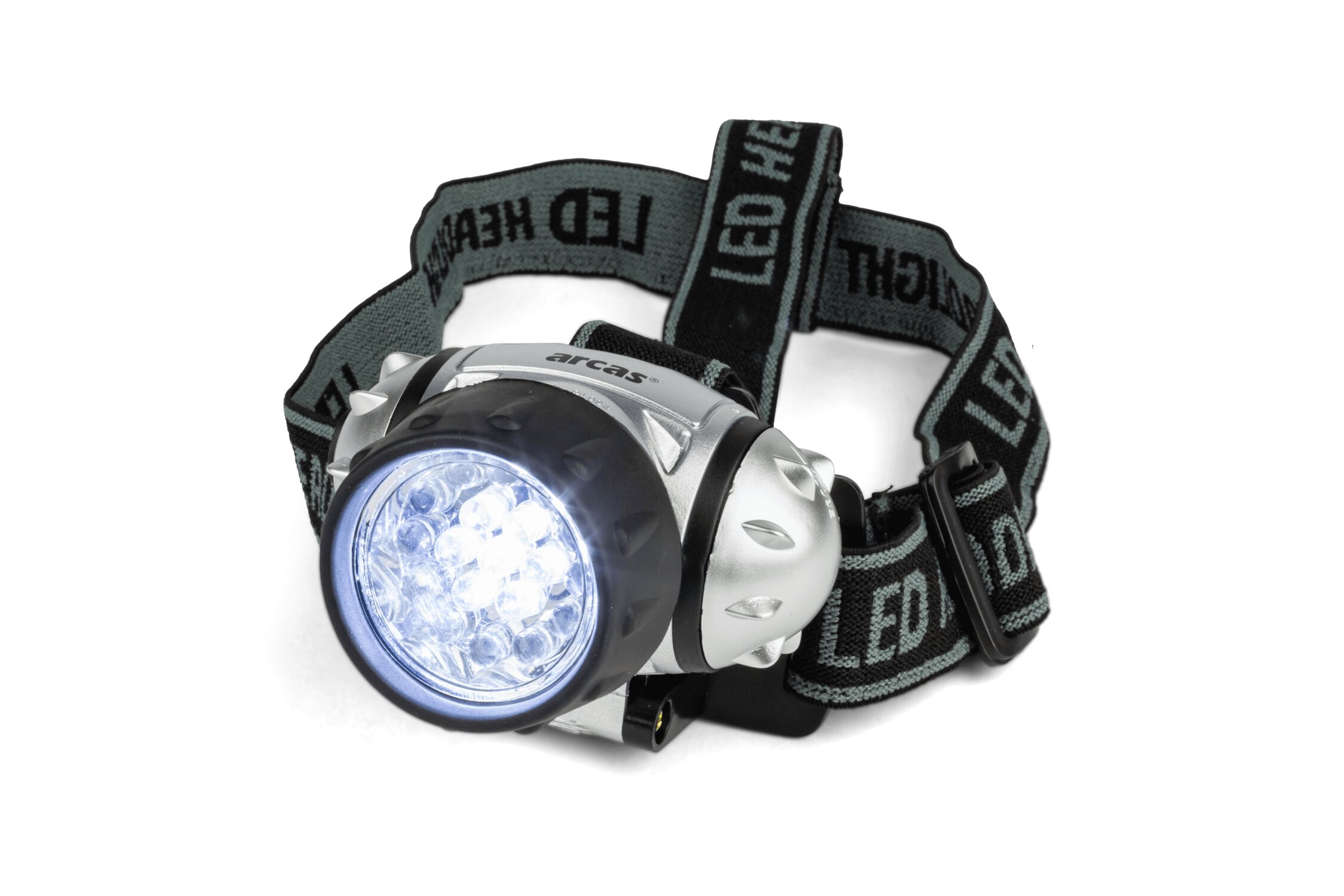Image of Stirnlampe 8 LEDs 3 Leuchtmodi Magnethalter