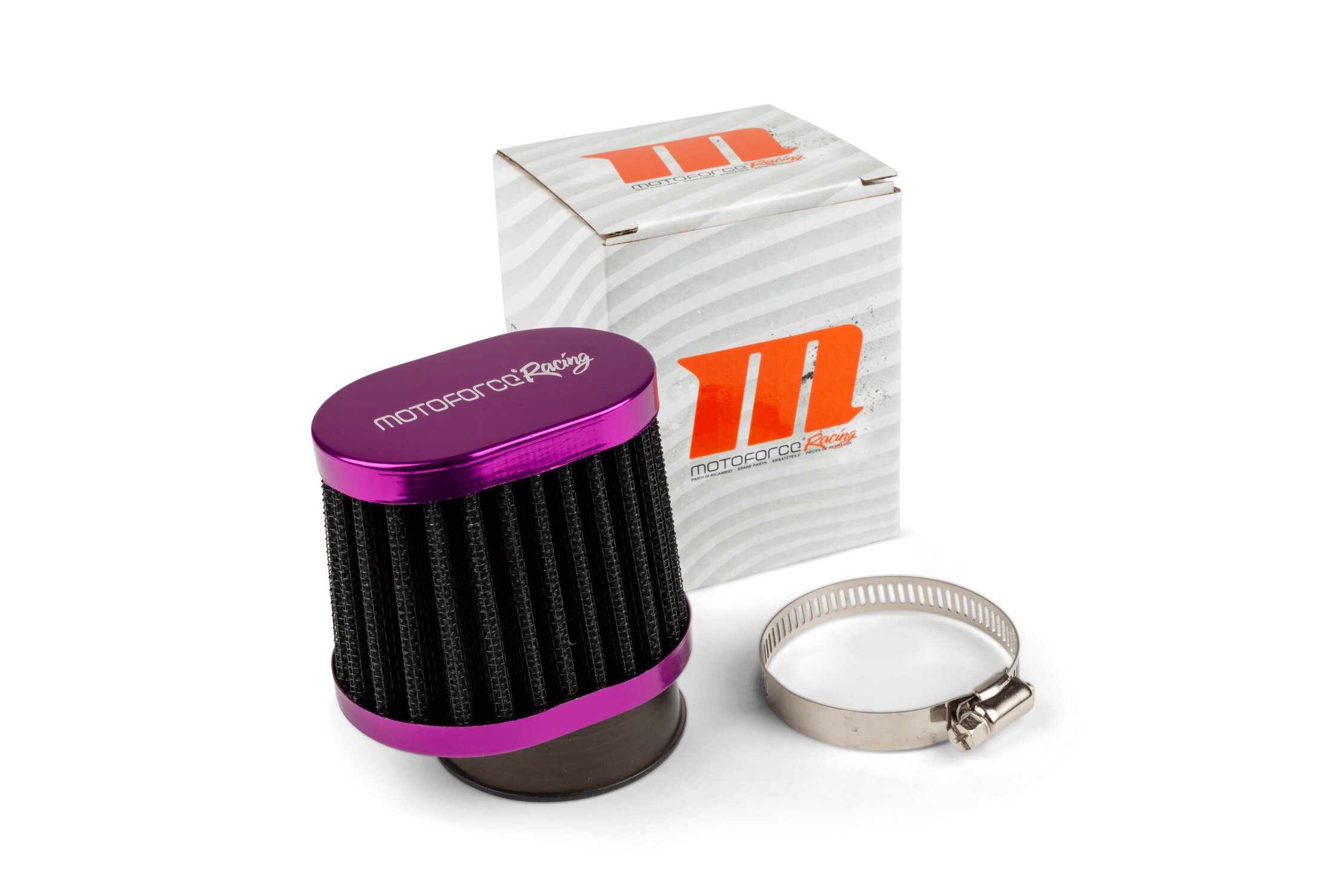 Image of Luftfilter Motoforce Racing Typ BMC AW 50mm PWK/VHST schwarz / lila