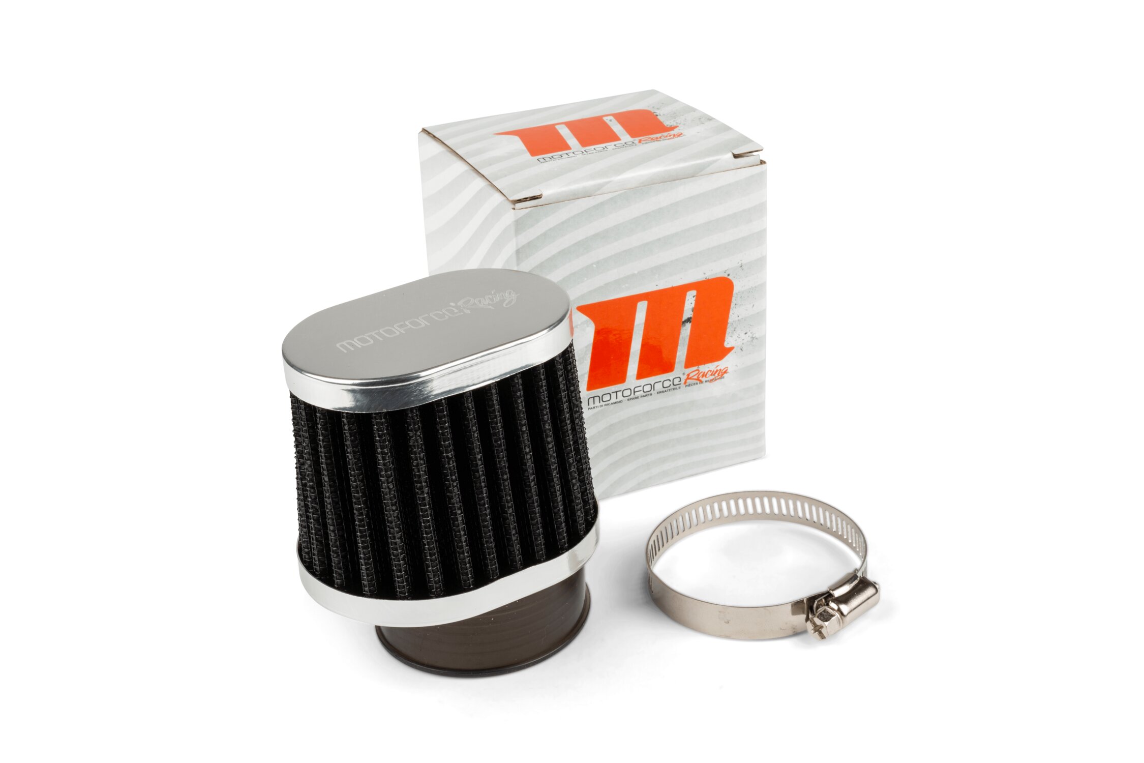 Image of Luftfilter Motoforce Racing Typ BMC AW 50mm PWK/VHST schwarz / Alu