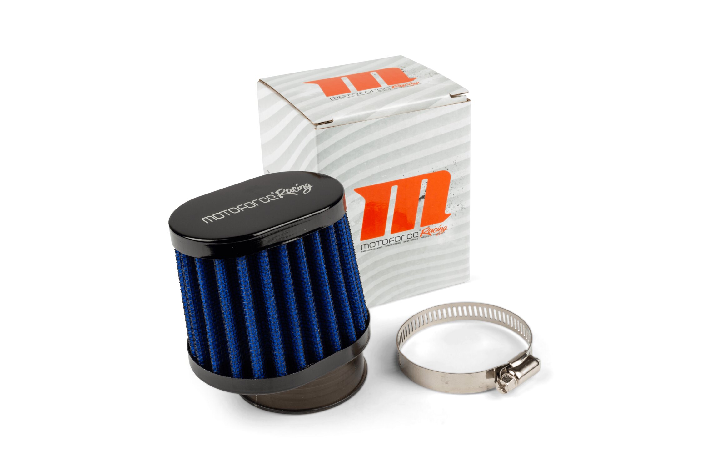 Image of Luftfilter Motoforce Racing Typ BMC AW 50mm PWK/VHST blau / schwarz