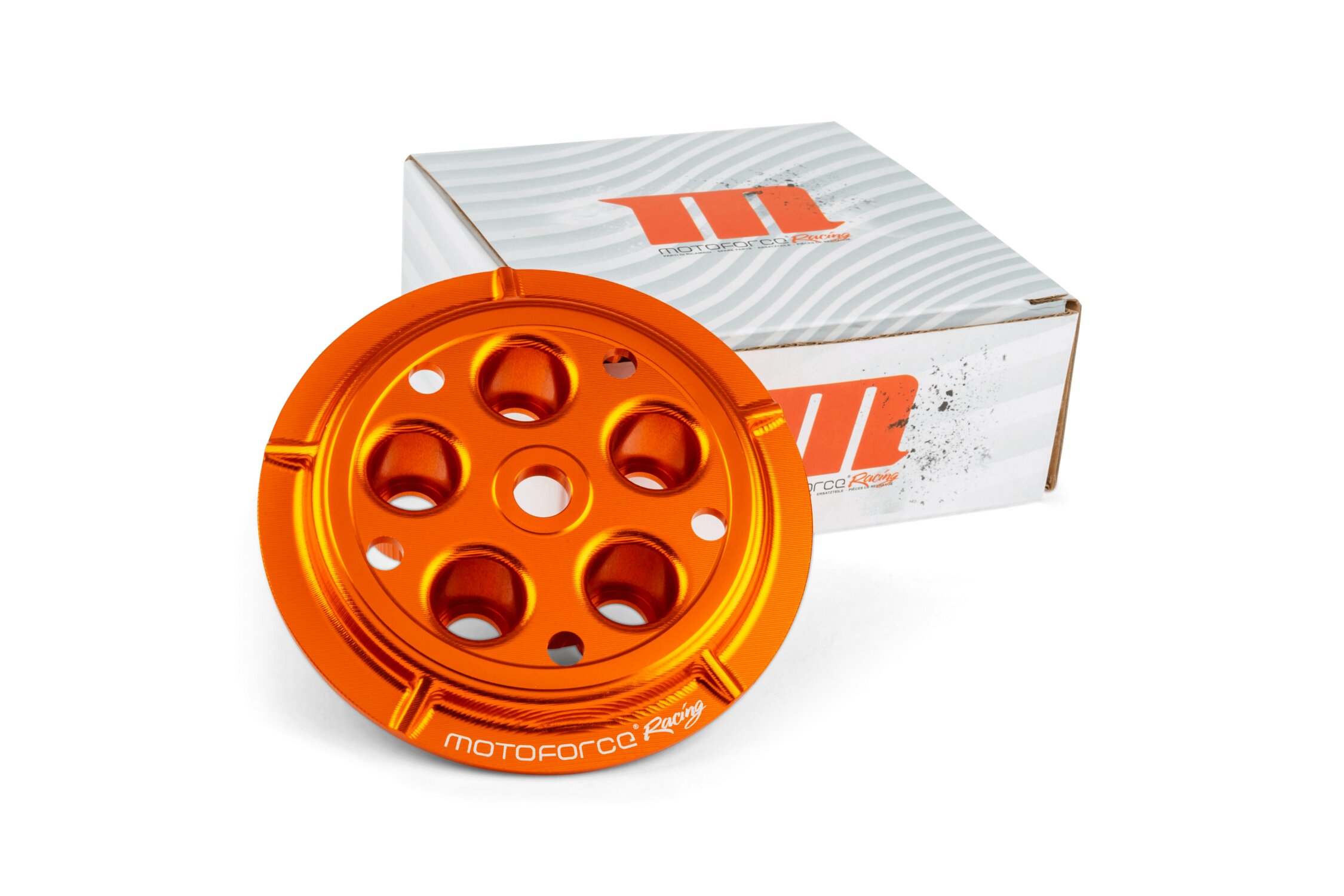 Image of Kupplungsdruckplatte Derbi MotoForce Racing CNC Orange