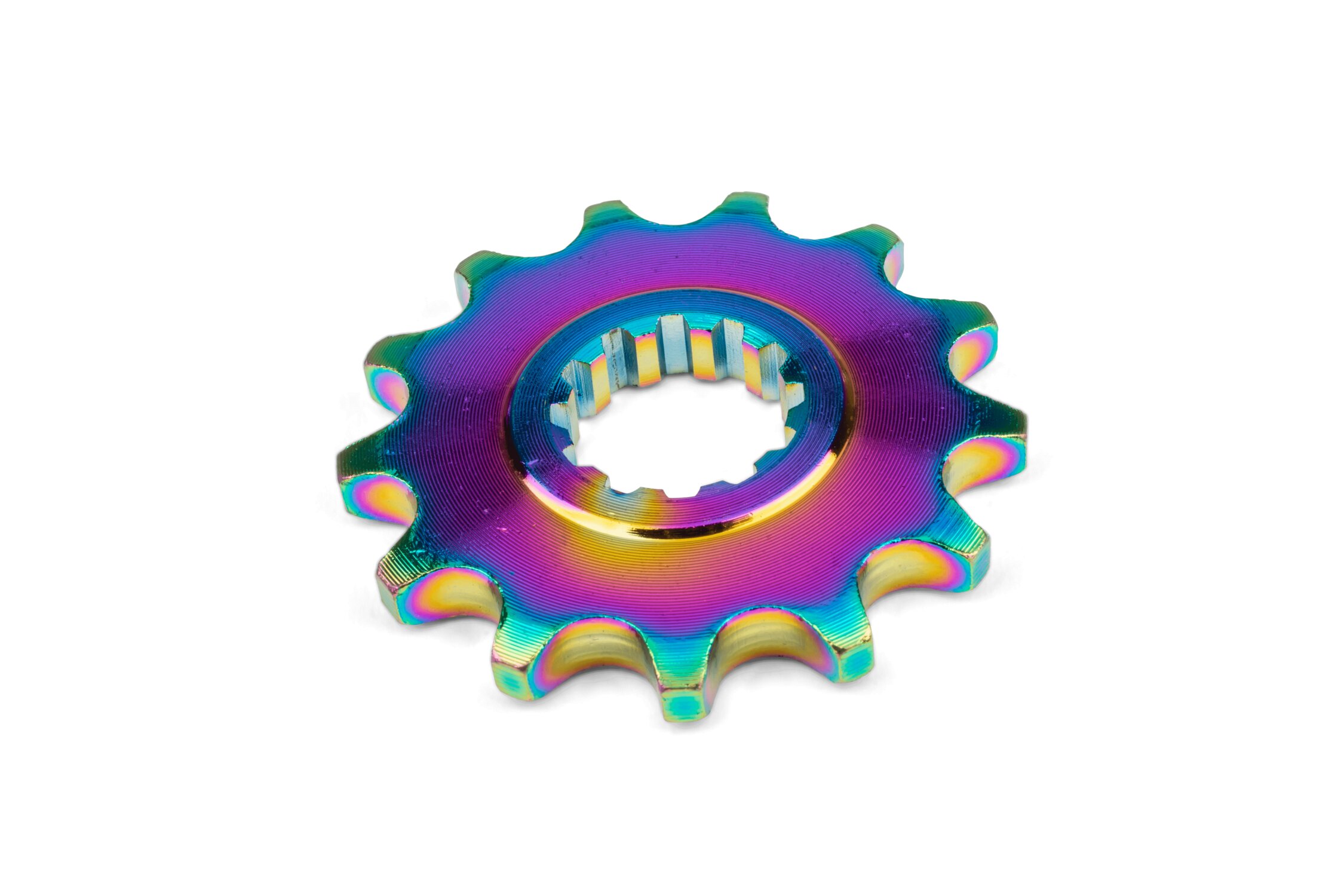 Image of Kettenritzel 13 Zähne 420 MotoForce Racing AM6 Neochrome