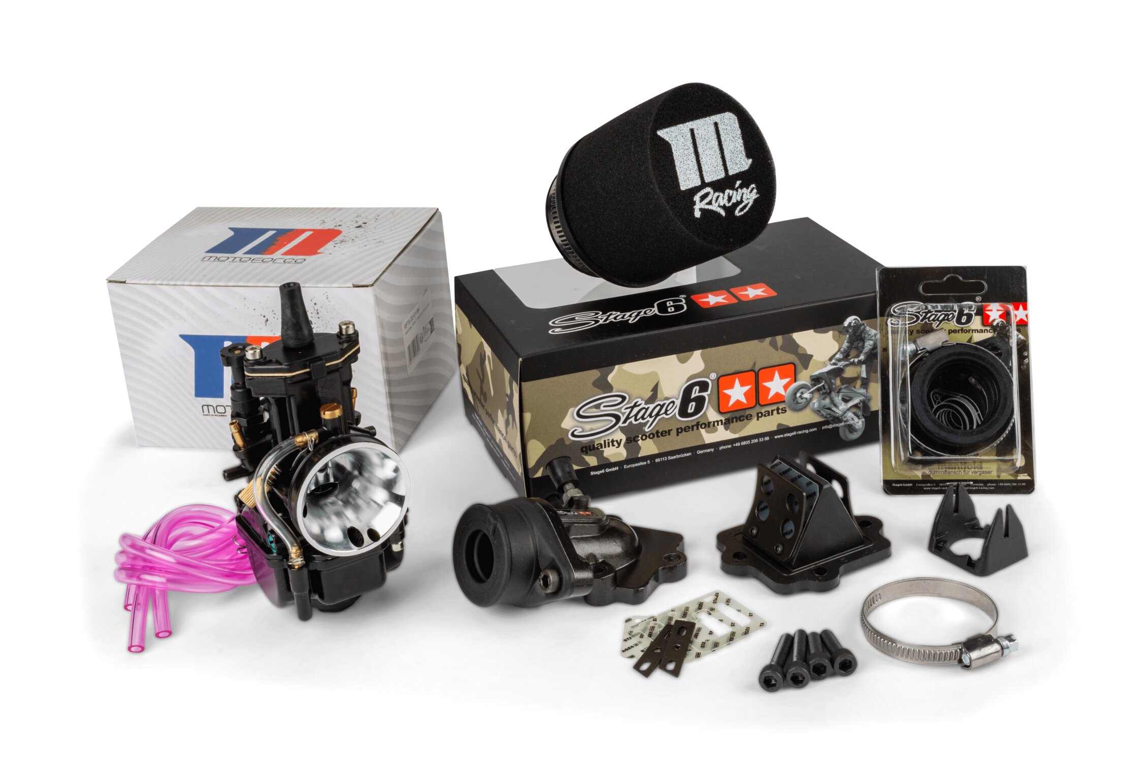 Image of Vergaserkit 21 PWK MotoForce Racing Minarelli liegend