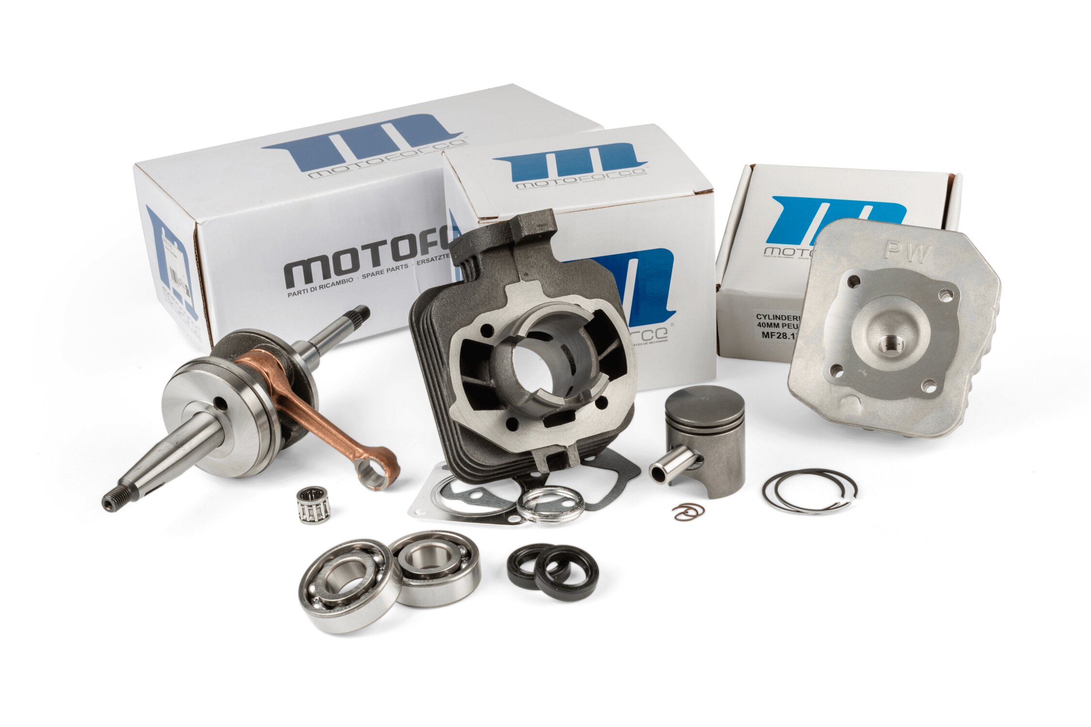 Image of Motorpack Zylinder + Kurbelwelle Motoforce Peugeot liegend AC