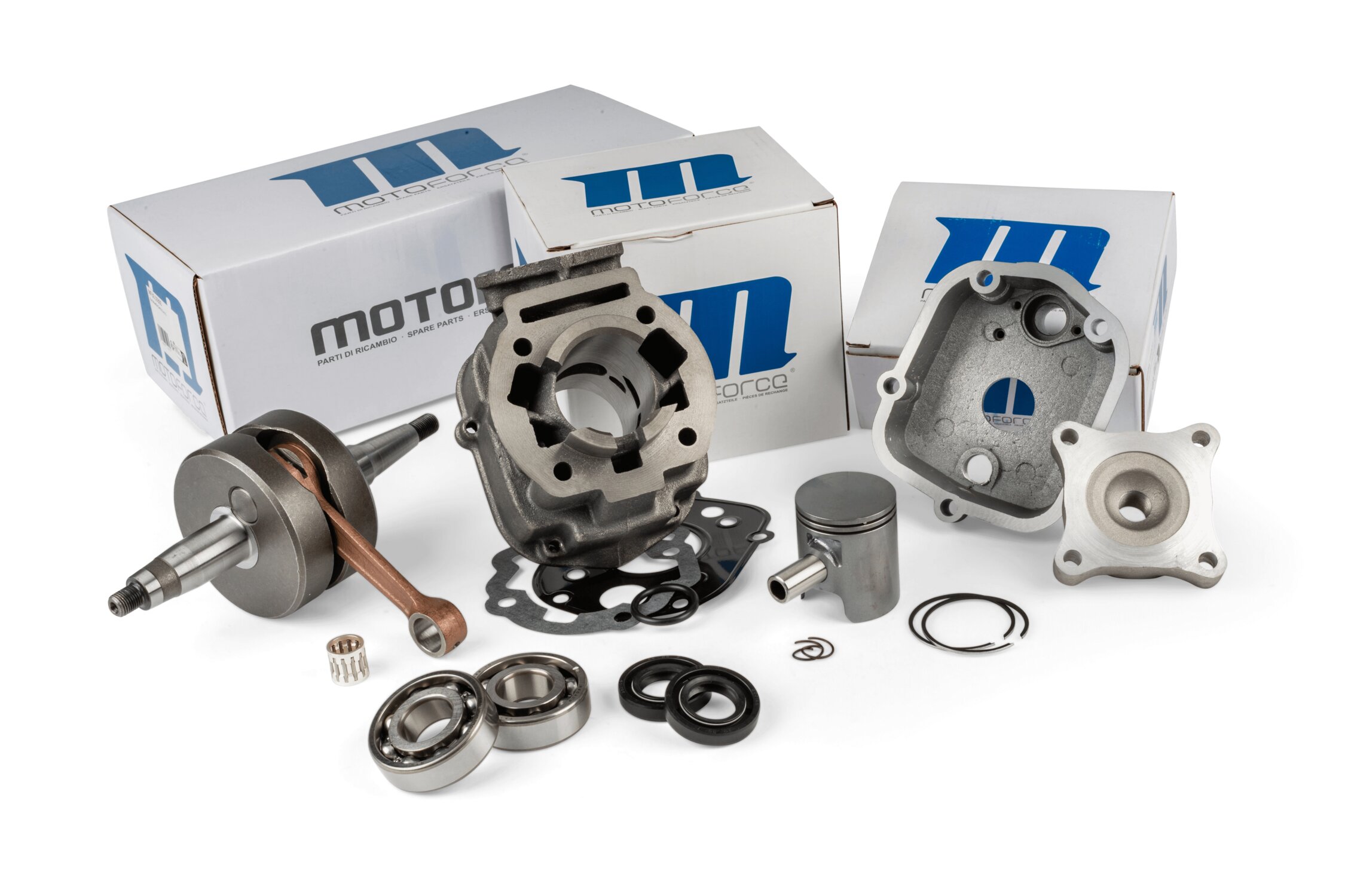Image of Motorpack Zylinder + Kurbelwelle Motoforce Derbi Euro 3