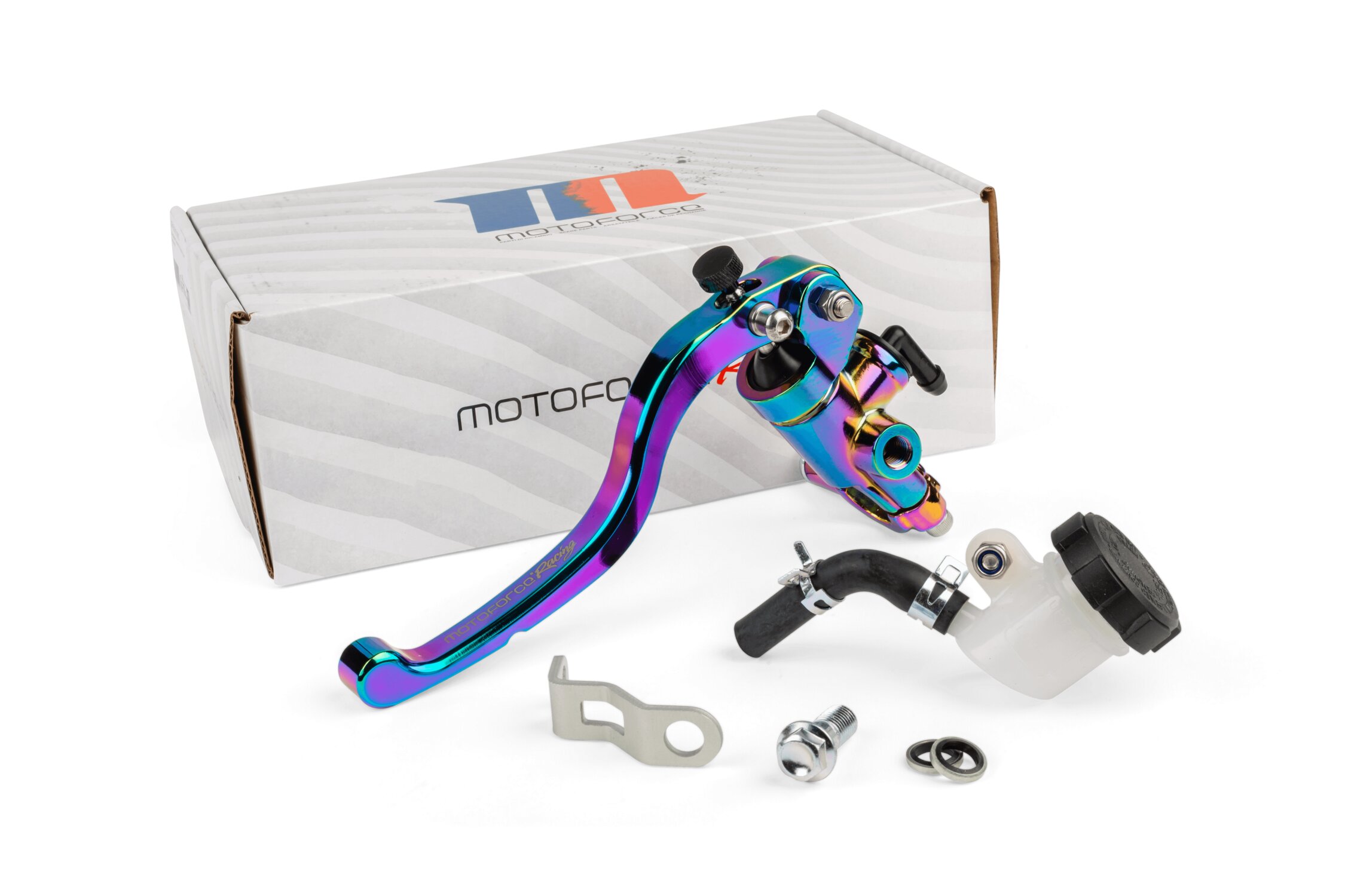 Image of Bremspumpe + Hebel vorn radial Motoforce Racing Neochrome