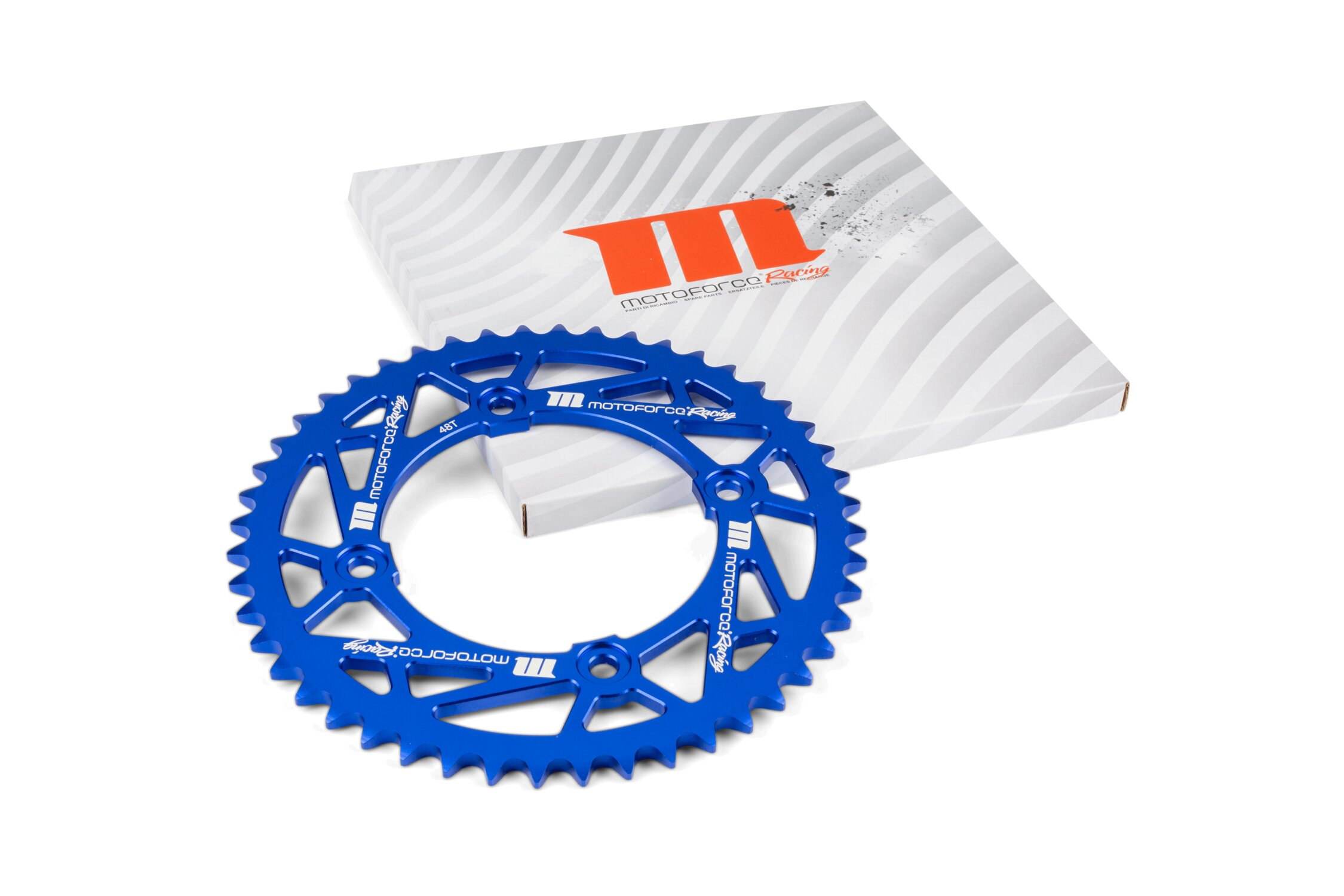 Image of Kettenrad 48 Zähne / 420 MotoForce Racing Alu Blau Beta RR50