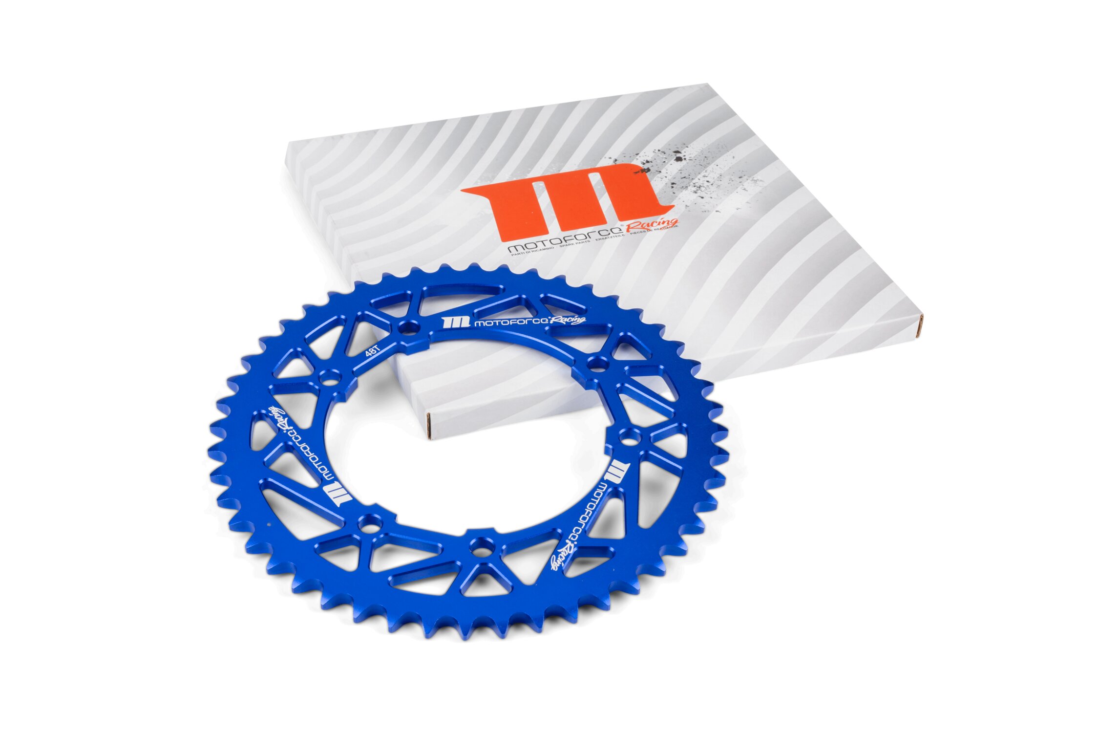 Image of Kettenrad Z48 420 MotoForce Racing Rieju MRT Alu Blau