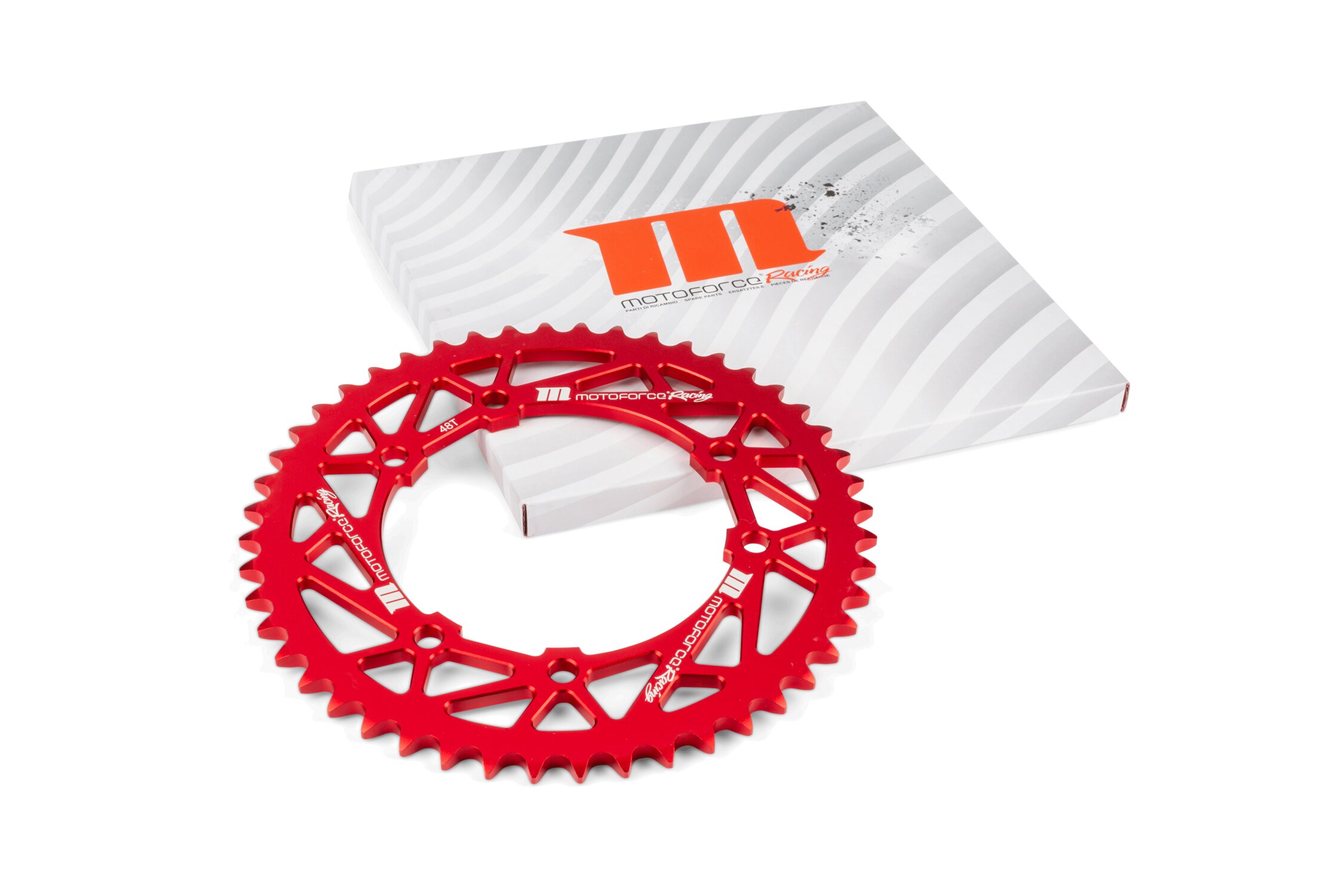 Image of Kettenrad Z48 420 MotoForce Racing Rieju MRT Alu Rot